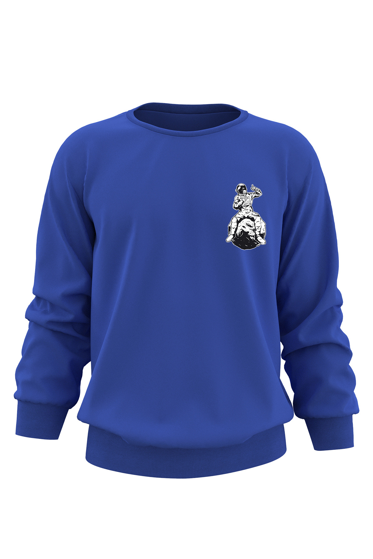 یونیسکس اورسایز Astronaut Printed Sweatshirt Kids