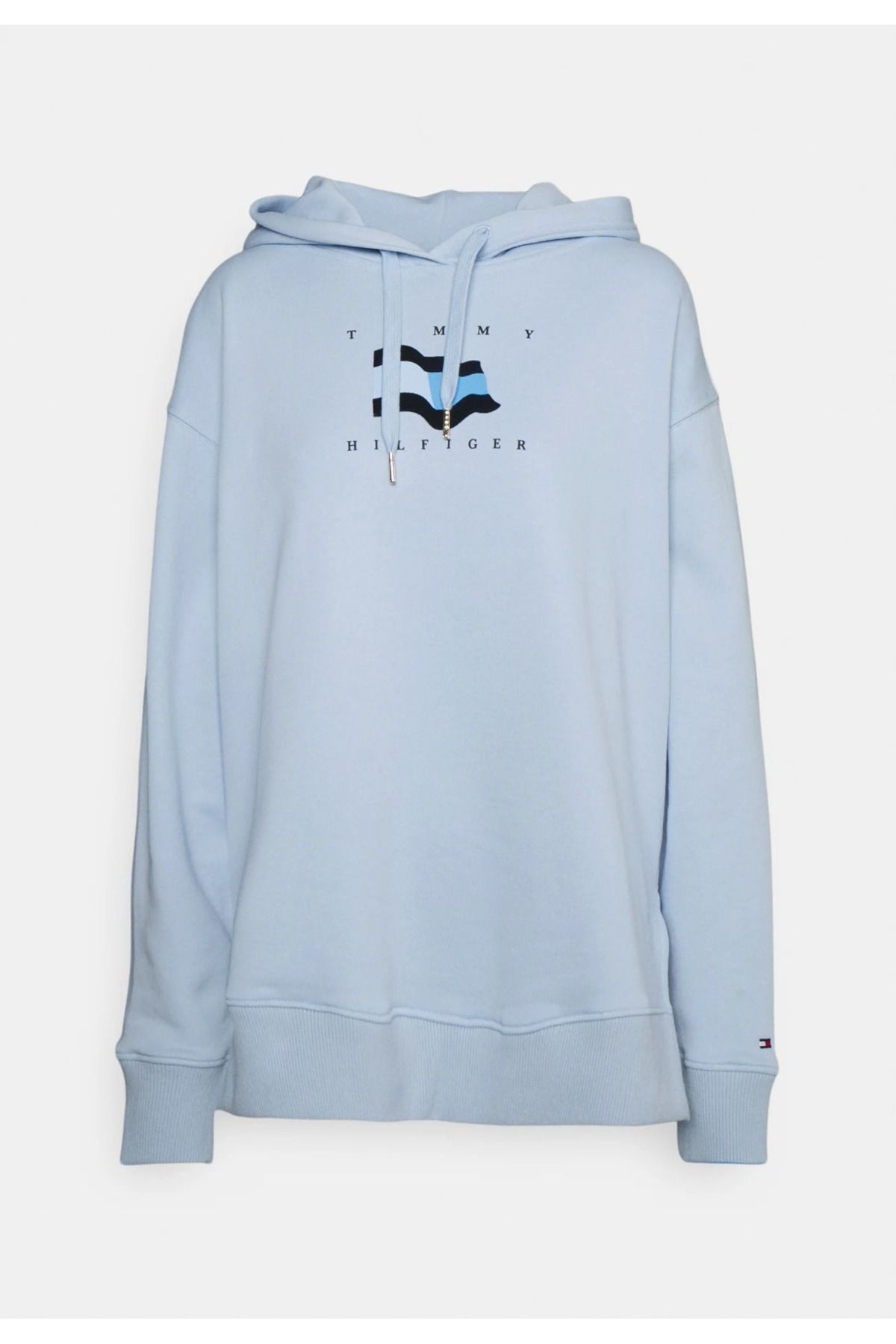 Tommy Hilfiger th FLAG print logo women hoodie Trendyol