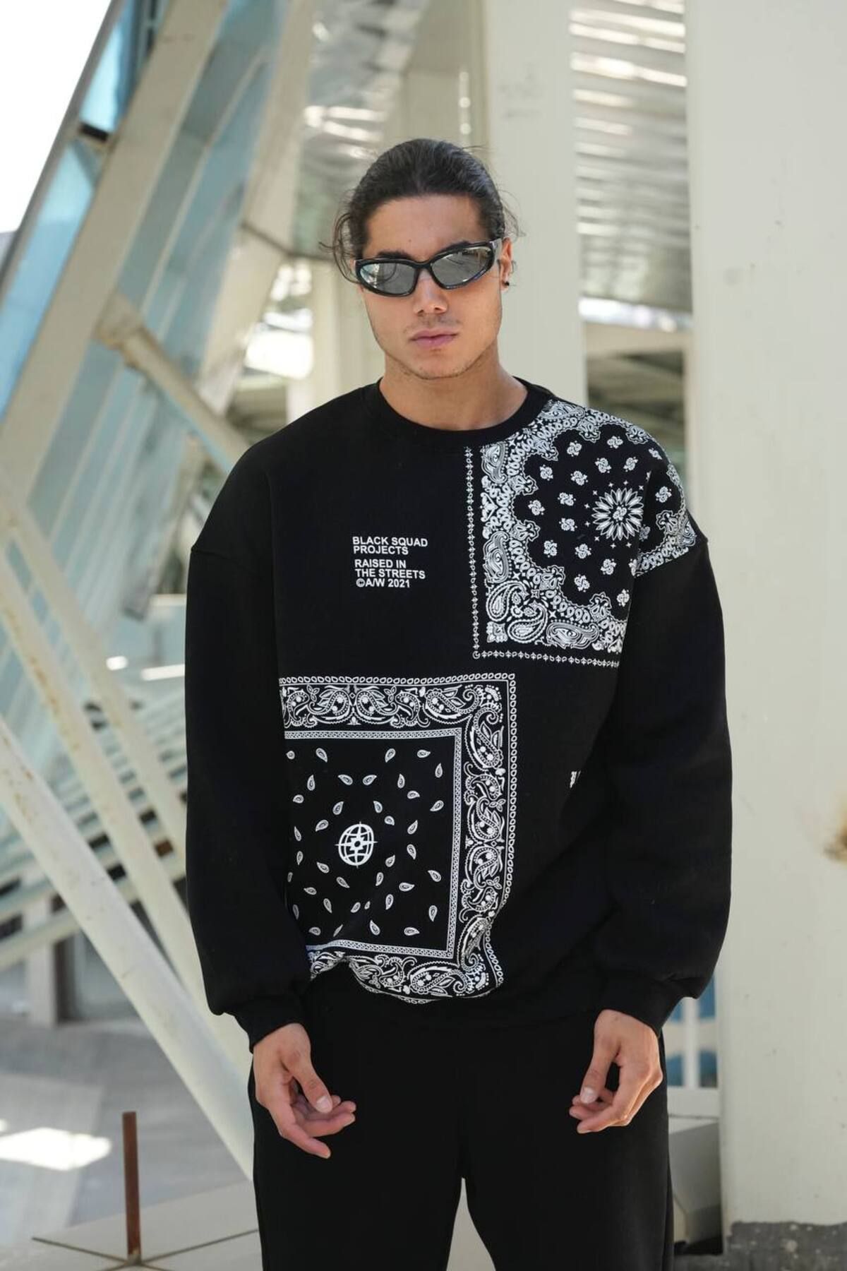 Black squad sweatshirt on sale