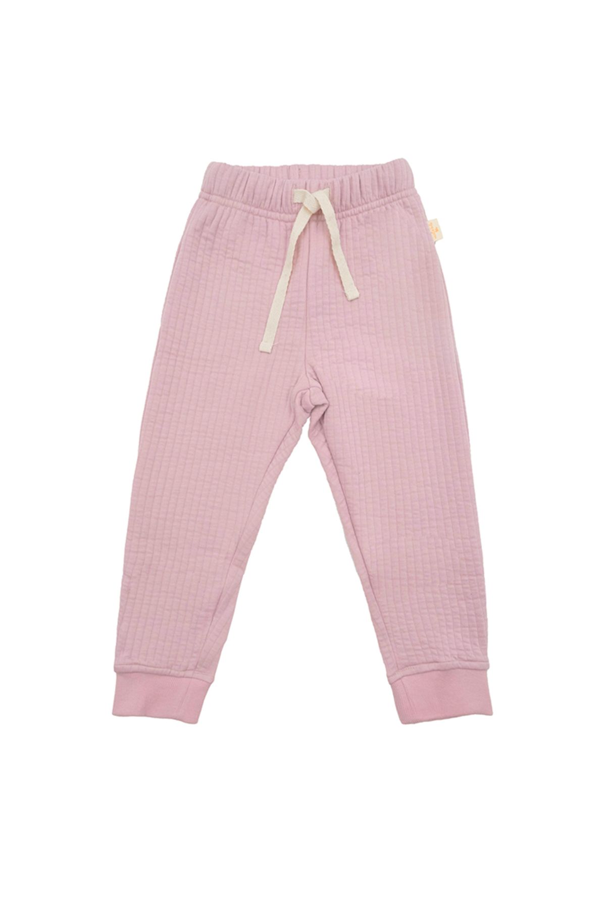 Quilted trousers for baby girl