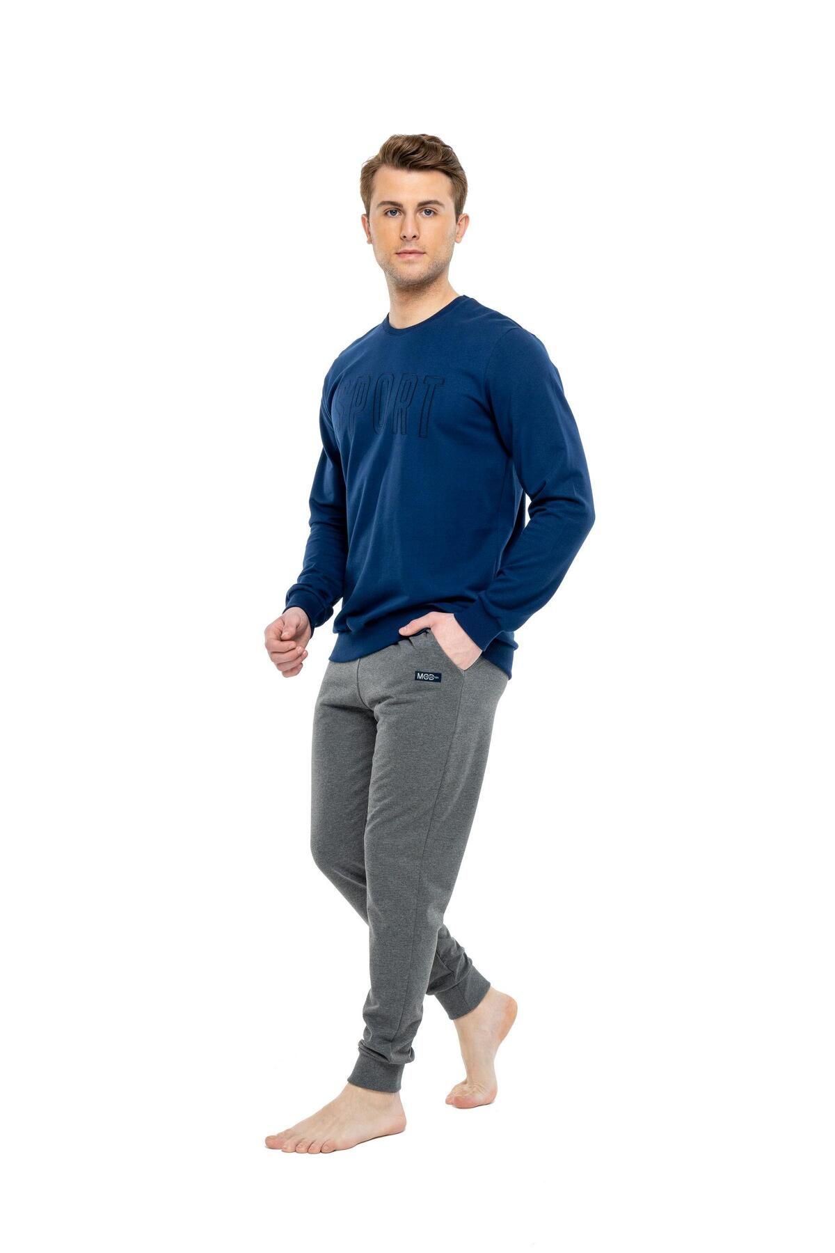 Mod Collection Men s Round Neck Tracksuit Set Top 100 Cotton