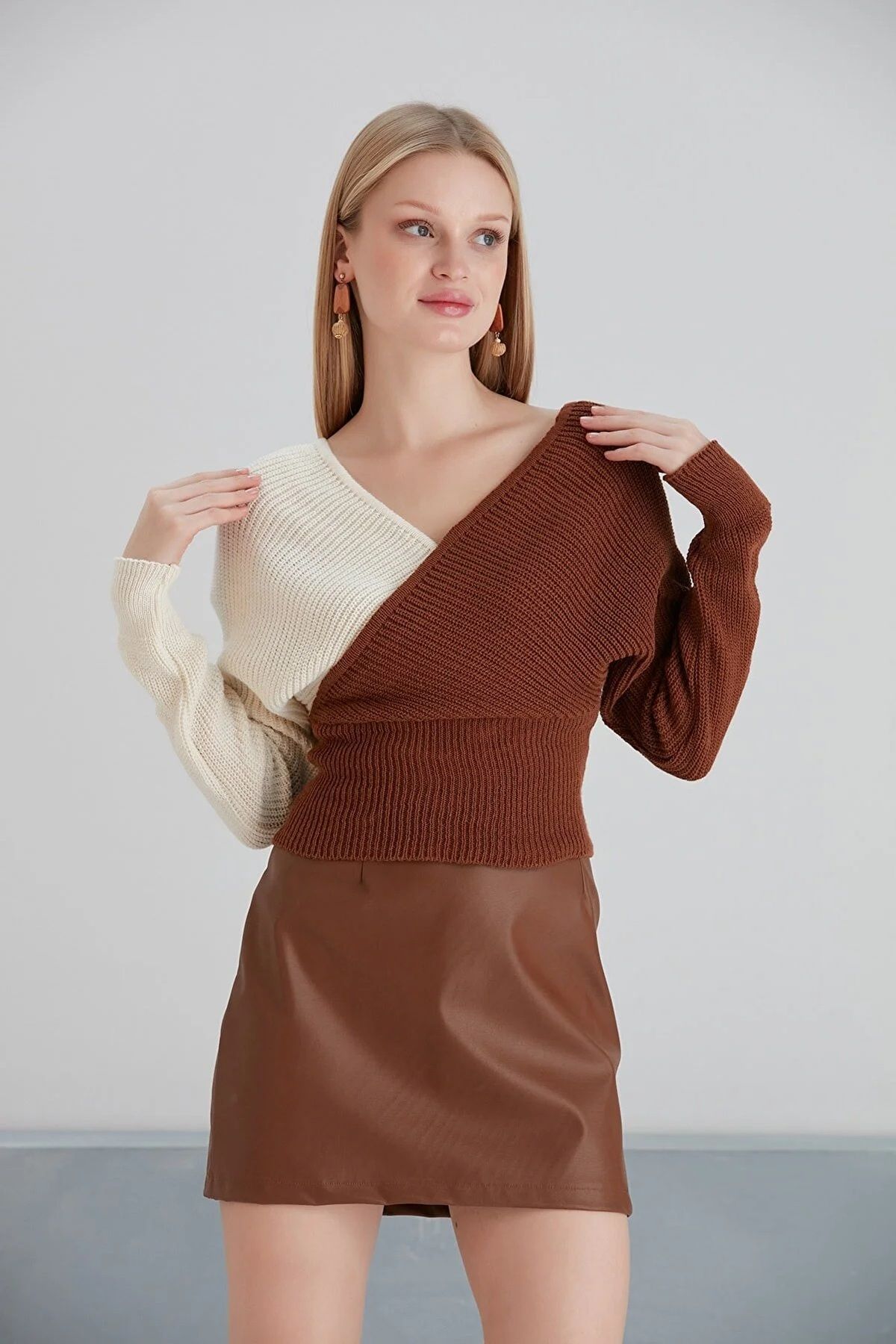 Tan color cheap sweater