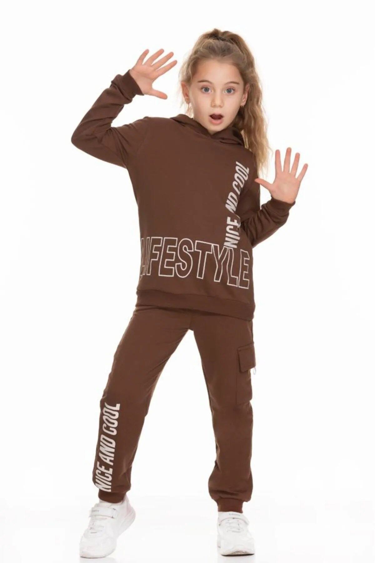 UMKEM Girls Hooded PRIMARY SCHOOL HIGH SCHOOL School Tracksuits