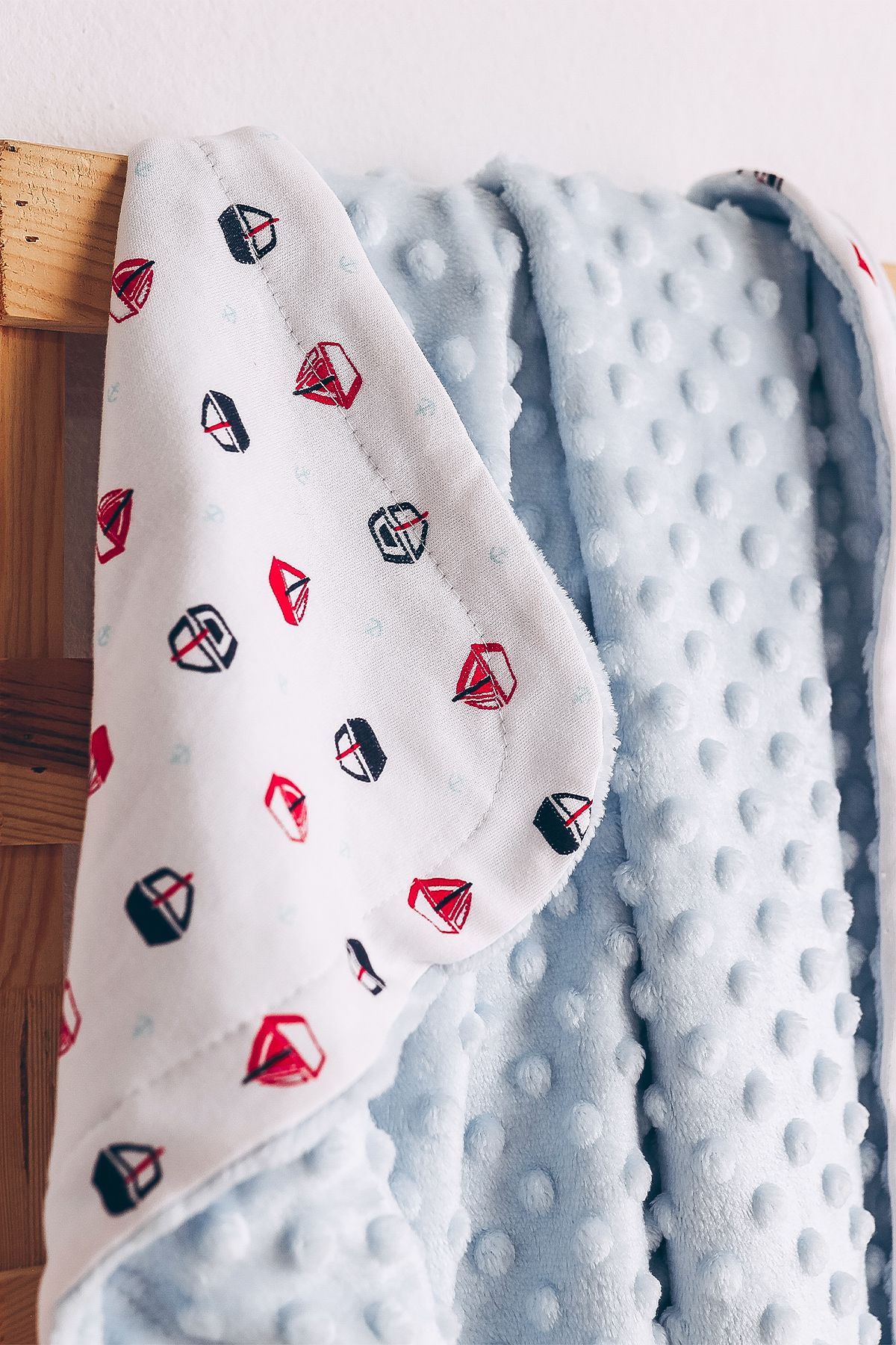 Lilabio Double Sided Chickpea Baby Blanket 80x100 Cm Trendyol