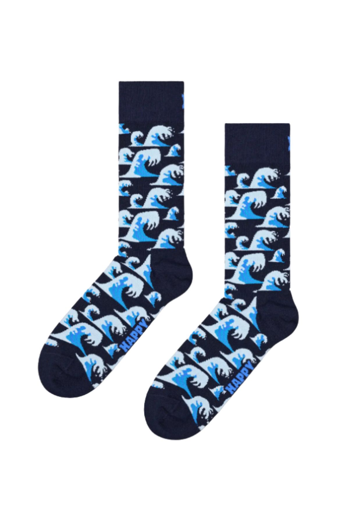 Happy Socks Imported Special Series Unisex Happy Waves Sock