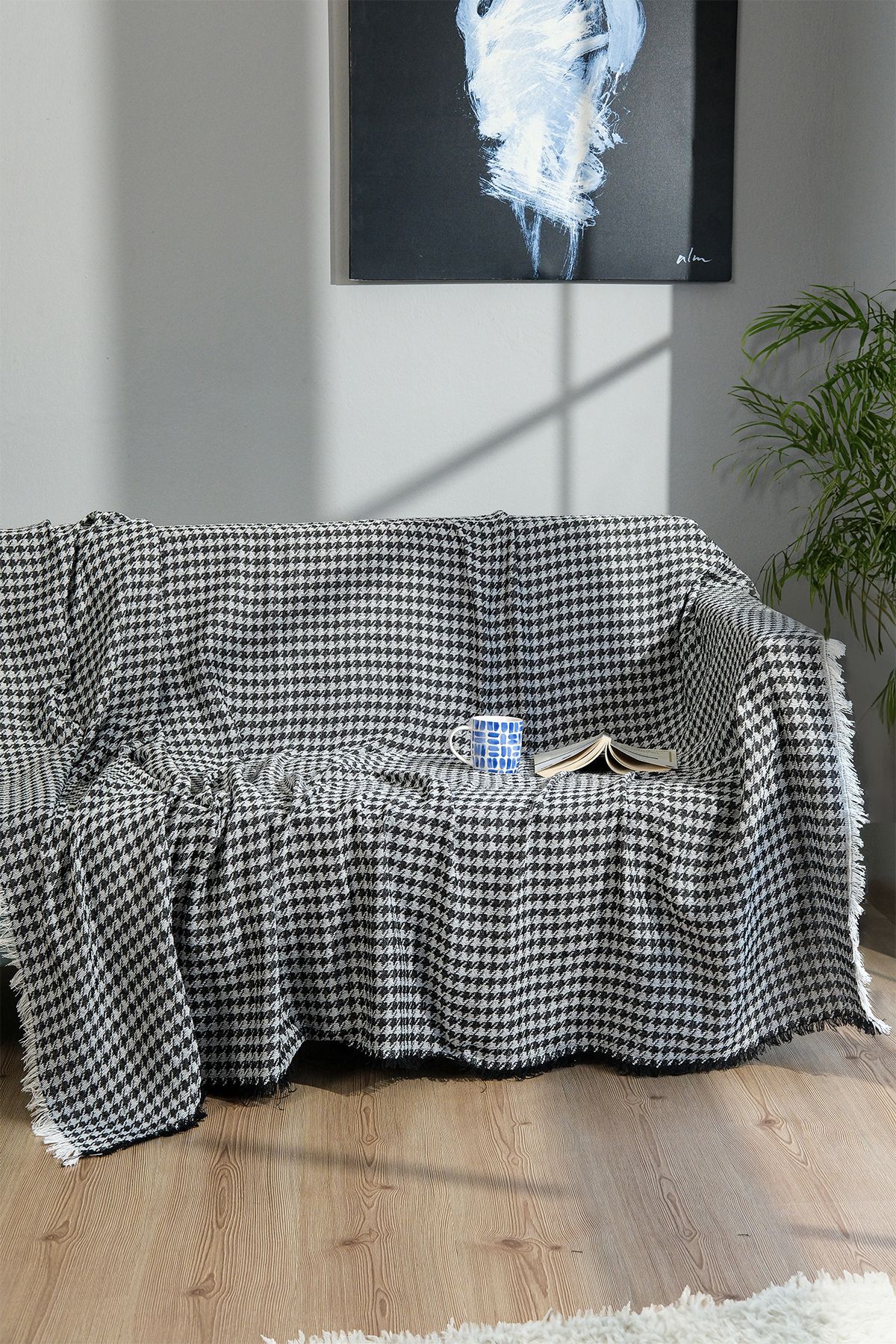 Gingham sofa hotsell