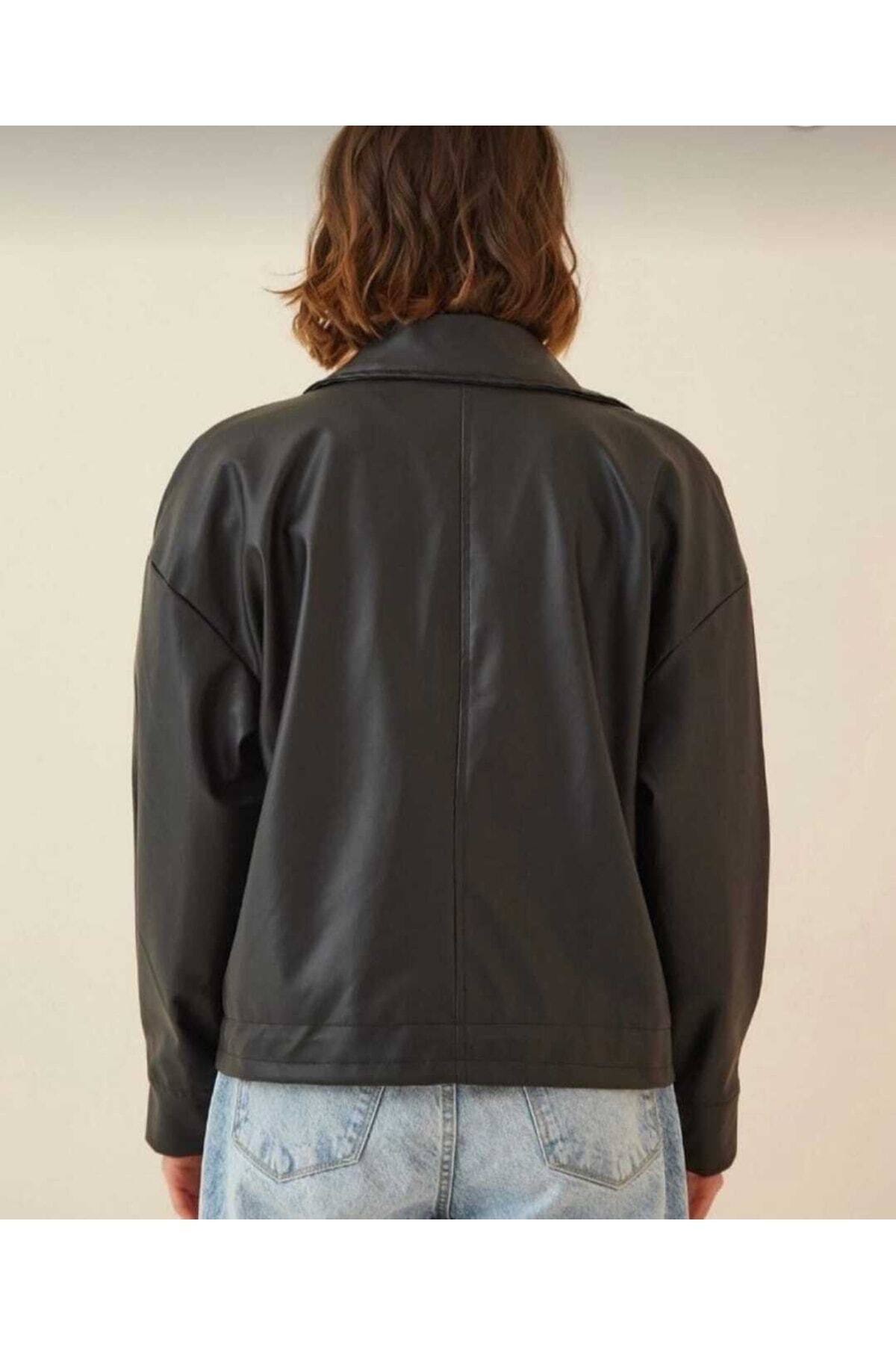 Acne studios on sale august leather jacket