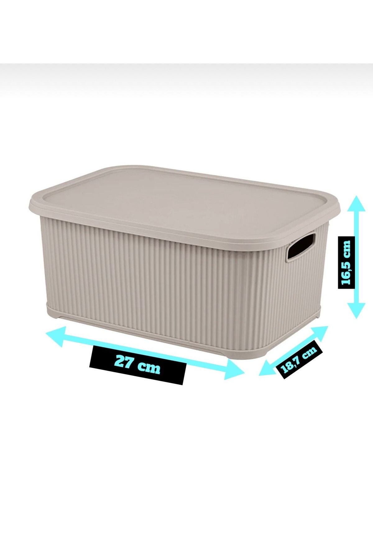 Decorative plastic storage store boxes with lids