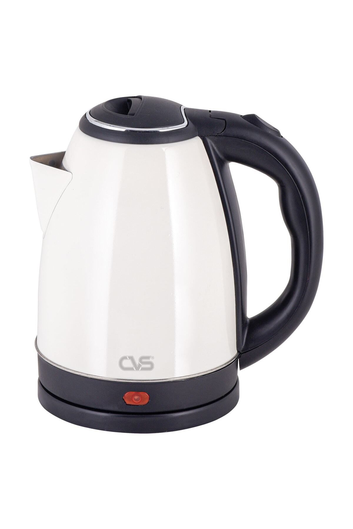 White online metal kettle