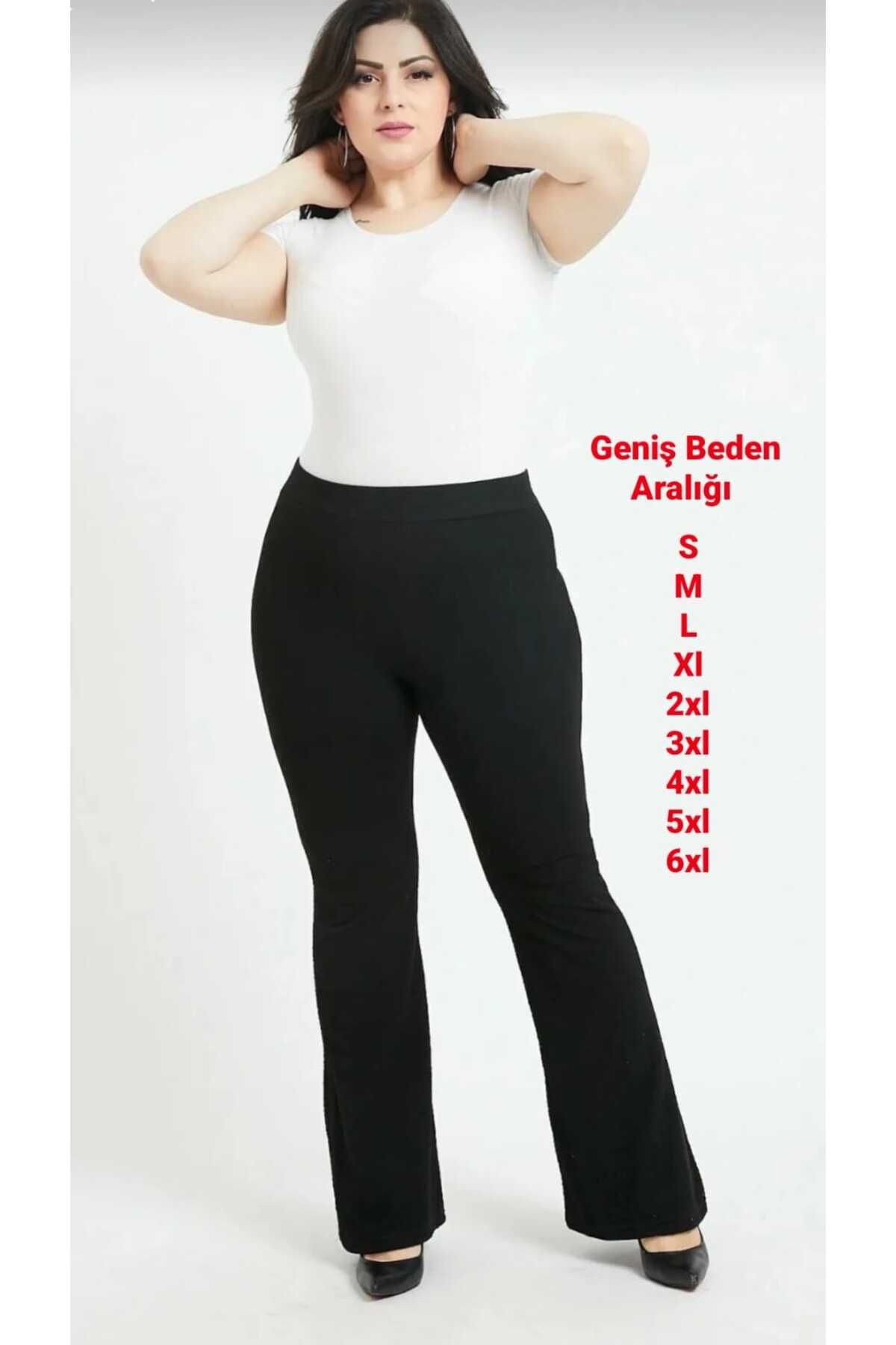 Cotton Black High Waisted Flared Trousers