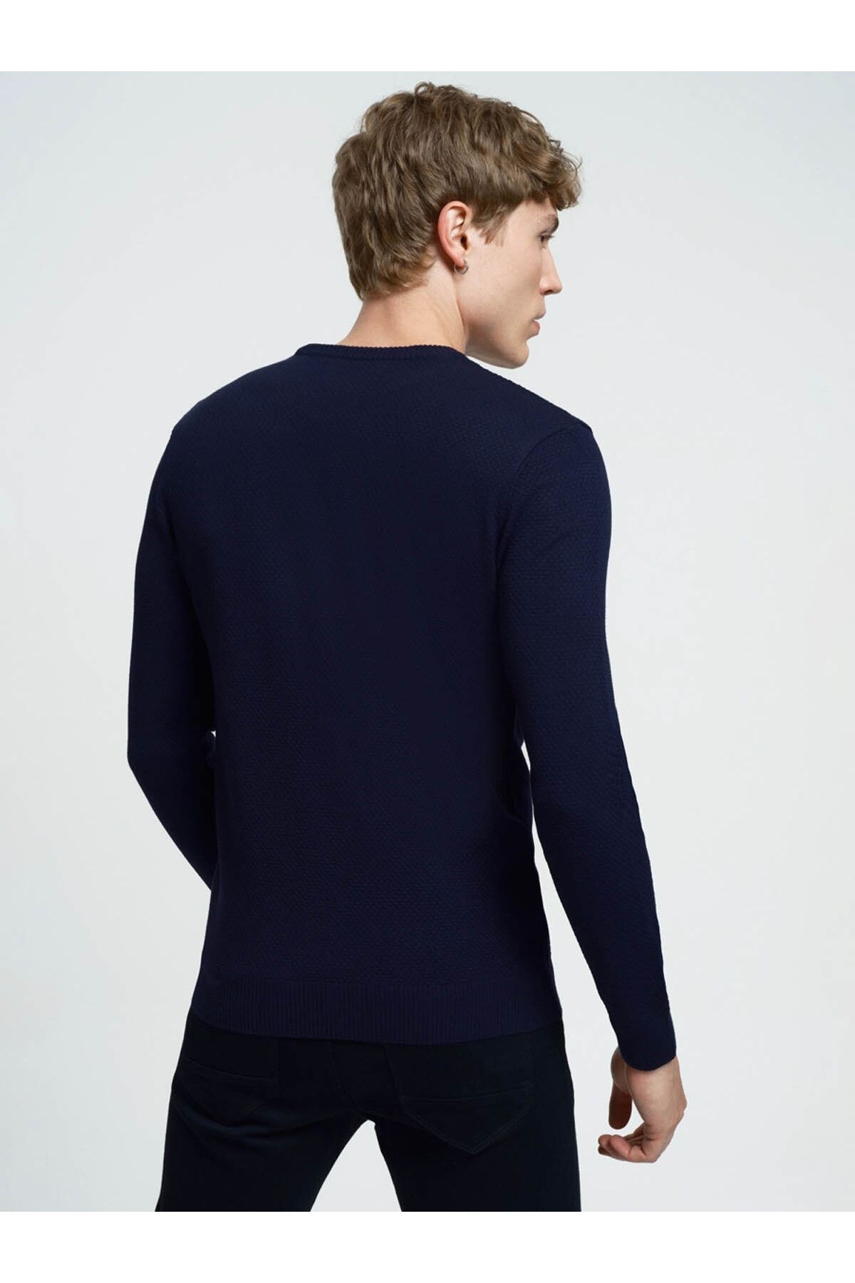 Loft Men s Sweater Navy Blue LF2030179 Trendyol