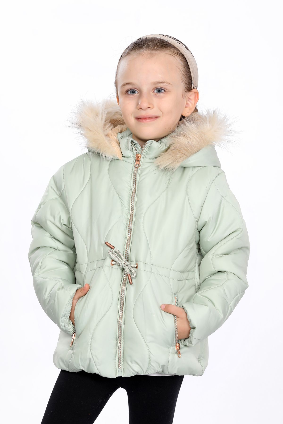 Mint coat top