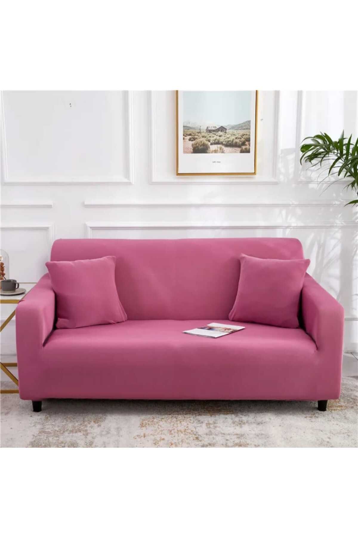 Hot pink couch outlet cover