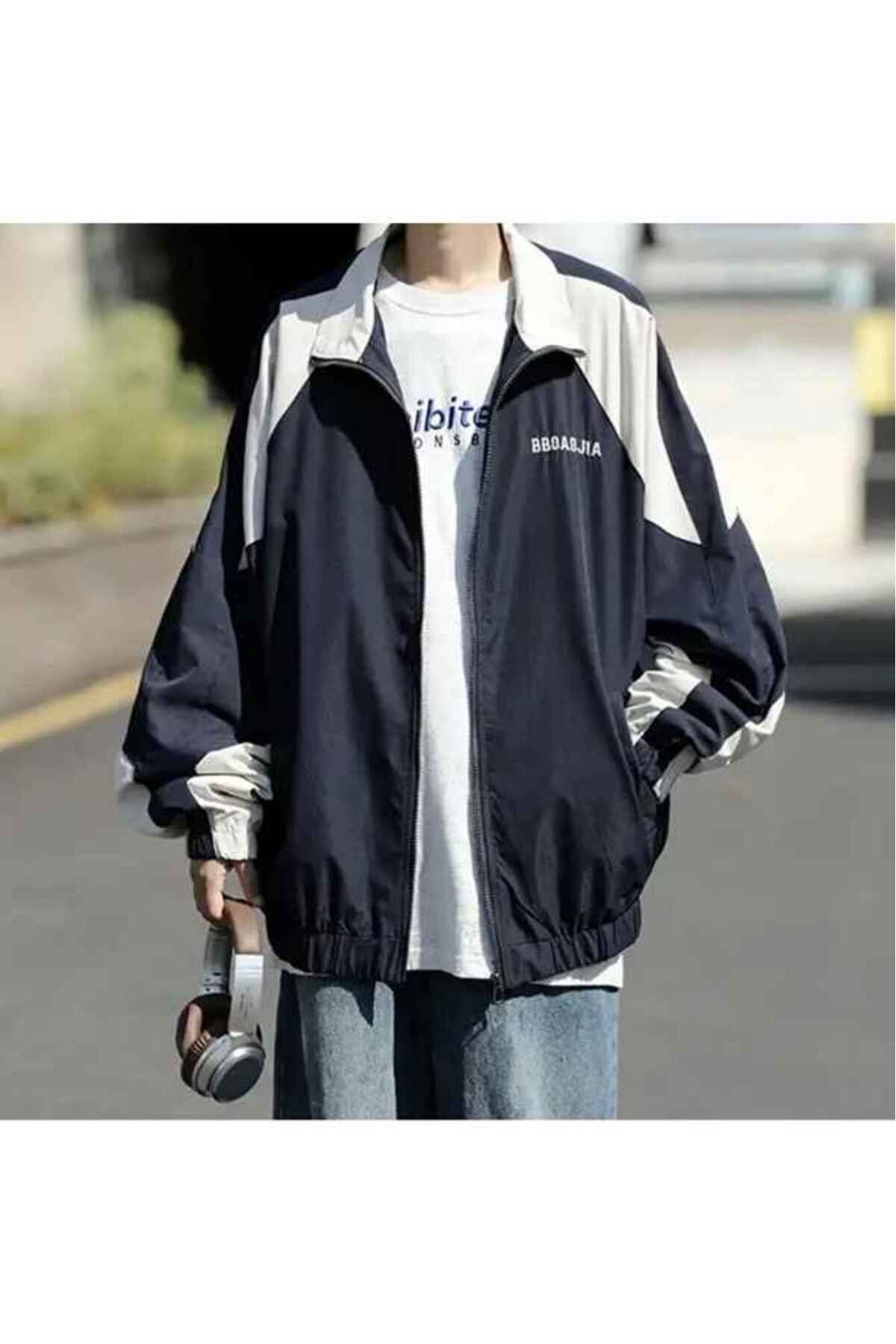Gofeel Raincoat Jacket Parachute Fabric Unisex Oversize Loose Fit