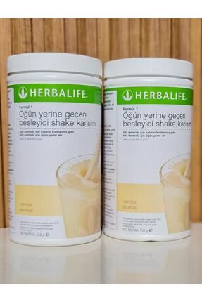 Formül 1 Öğün Yerine Geçen Besleyici Shake Karışımı Vanilya Aromalı 550 gr 2 Adet Image 0