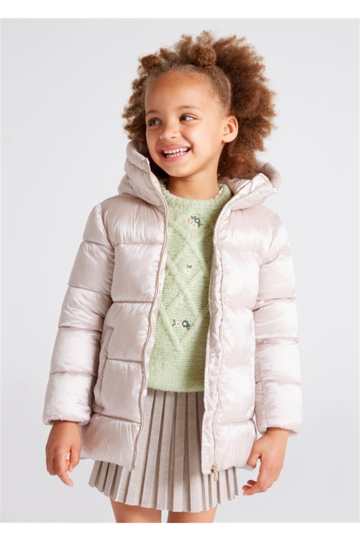 Girls coat with gloves 2025