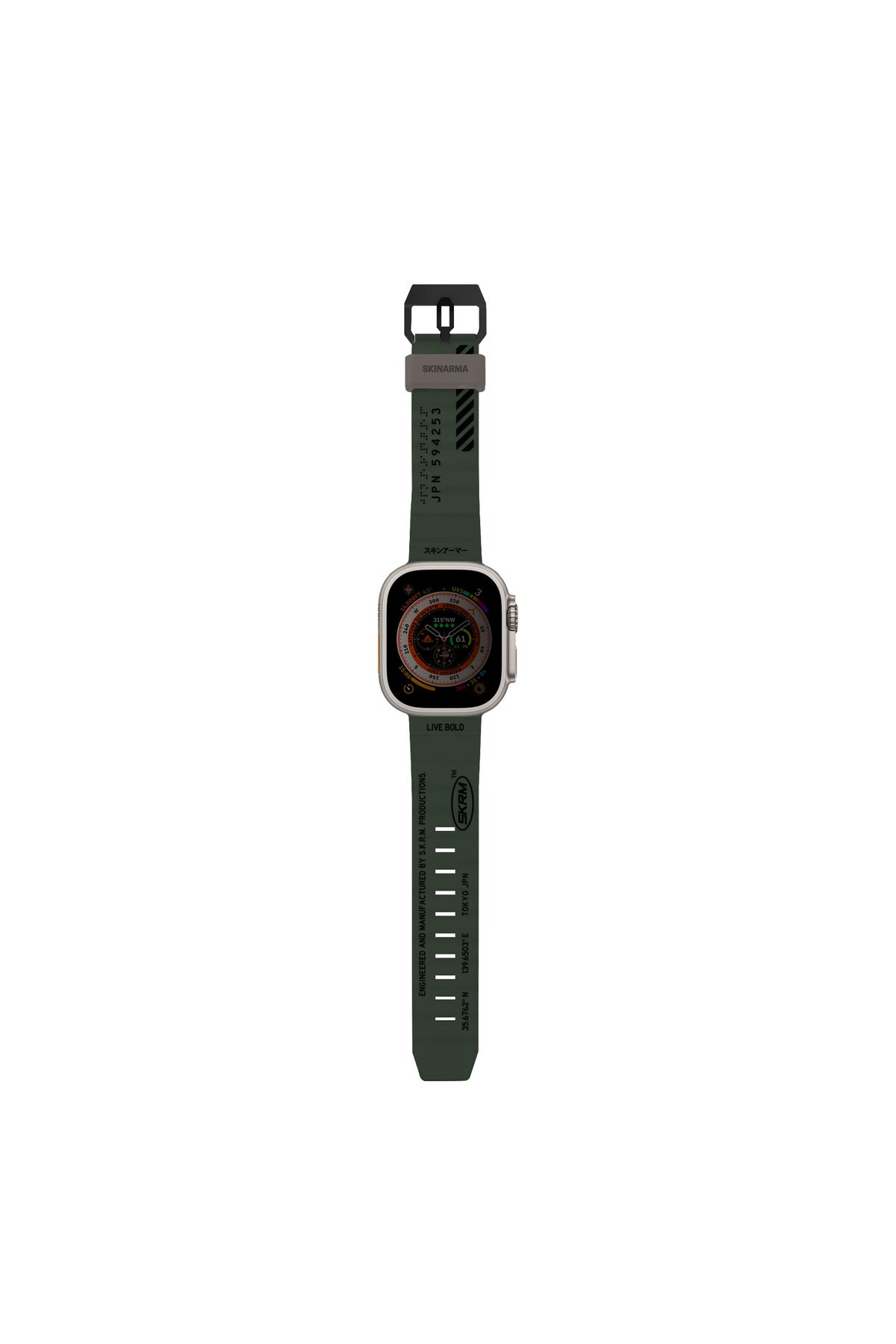 Dark olive deals apple watch band