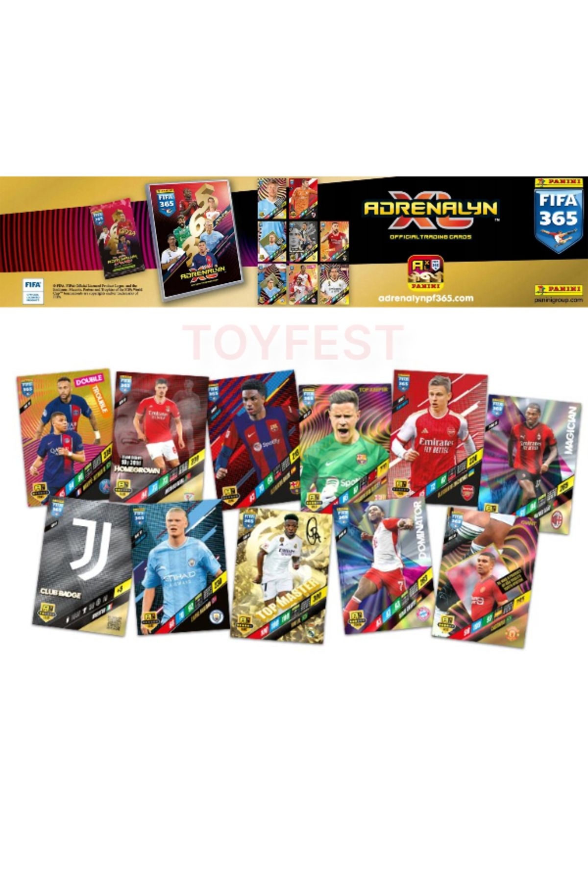 Panini FIFA 365 2024 Adrenalyn XL Trading Cards – 1 présentoir de 24  boosters : : Jeux et Jouets