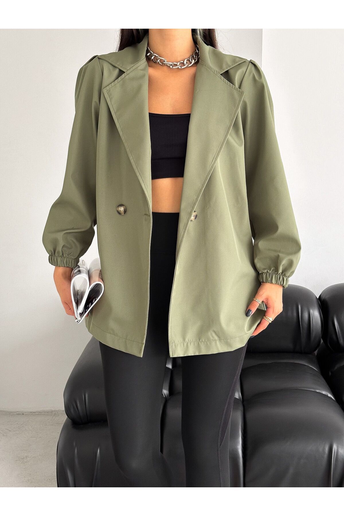 Boyfriend trench outlet