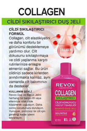 Hyaluronic Acid Cildi Nemlendirici Duş Jeli ve Collagen Sıkılaştırıcı Duş Jeli İkili Set Image 3