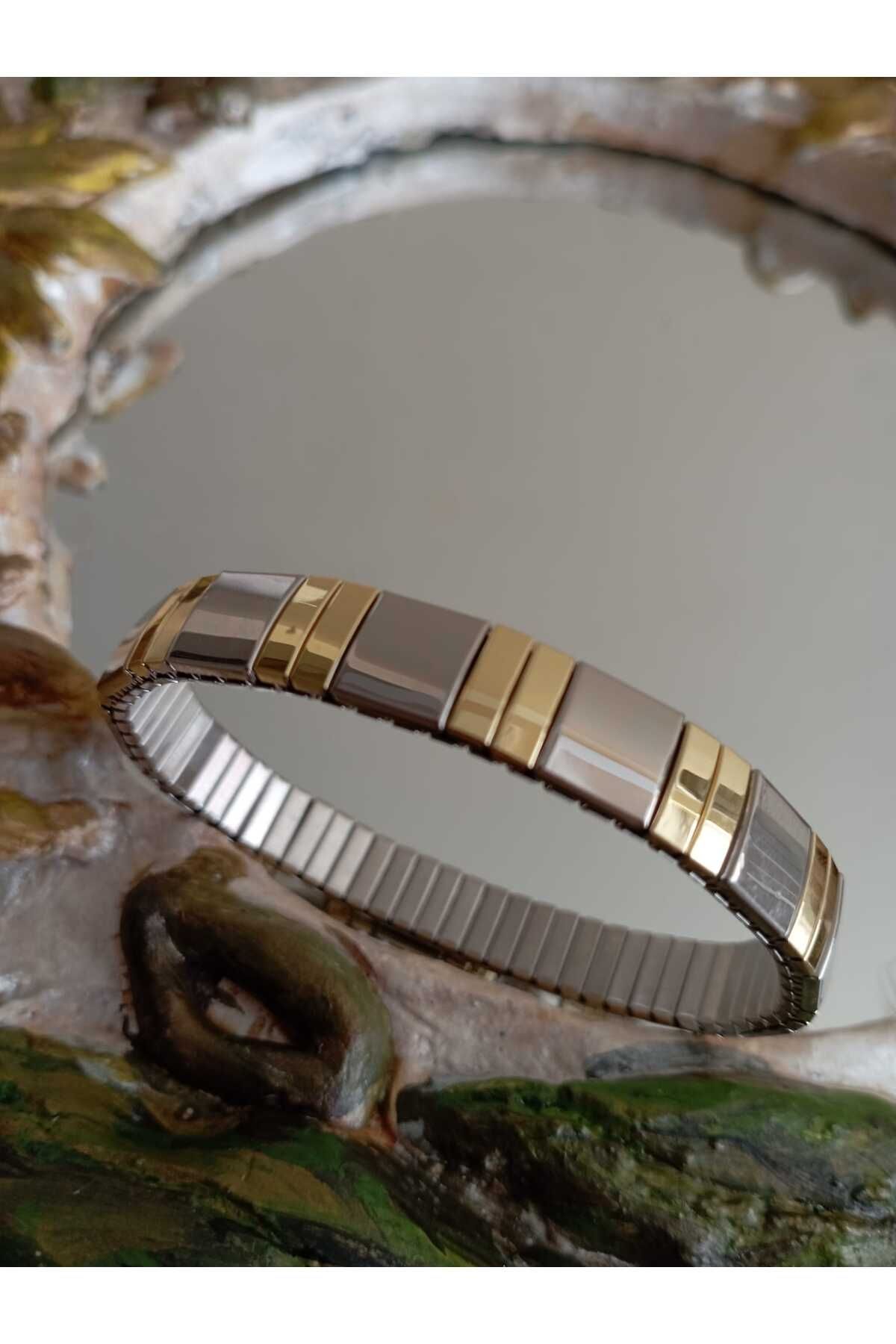 G NE TRADE Steel Bracelet Silver colored Without Stone Trendyol