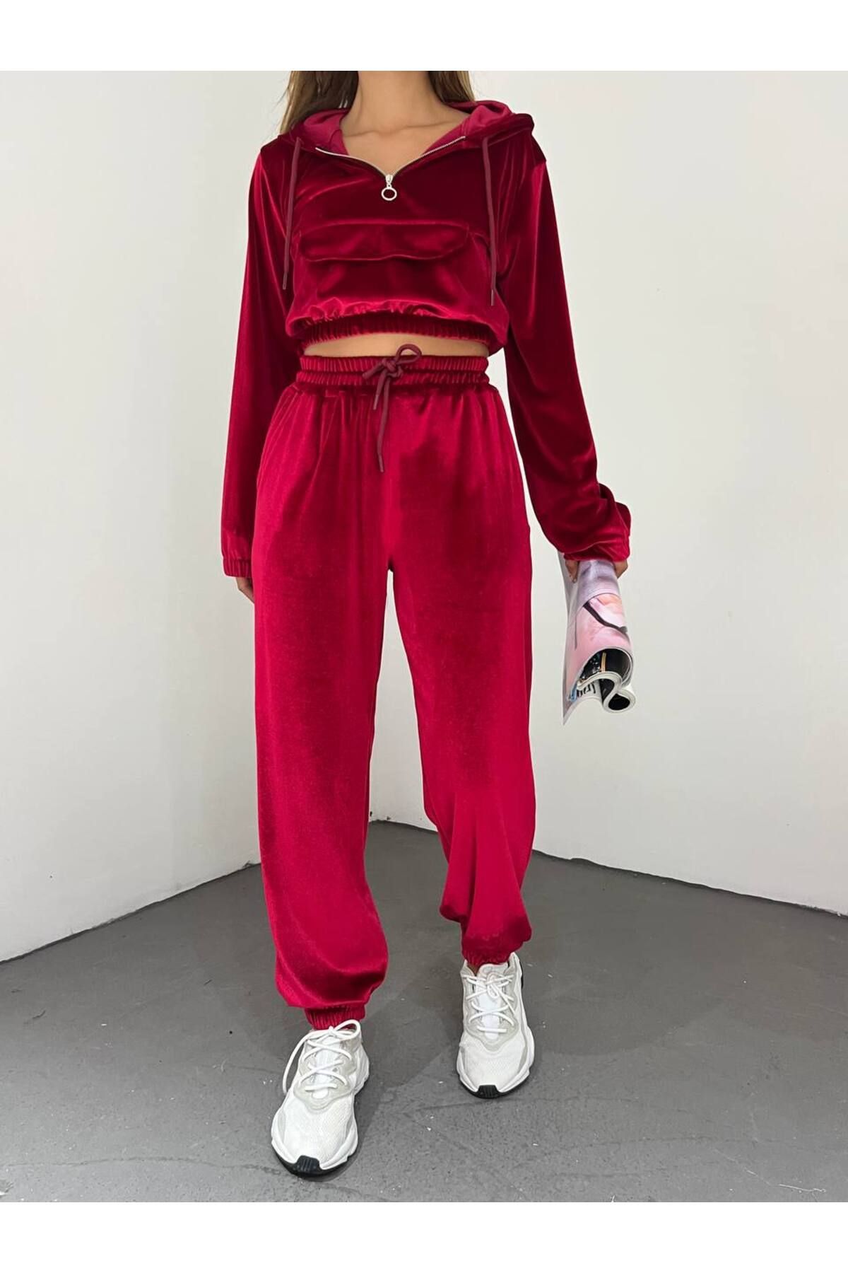 Velour clearance tracksuit set