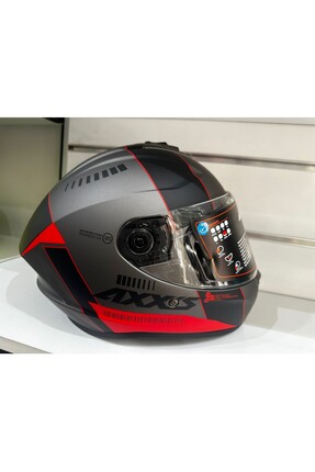 DRAKEN S MP4 C5 KIRMIZI MOTOSİKLET KASK Image 0