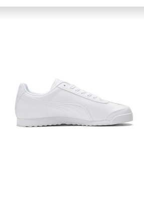 AYAKKABI ÜLKESİ Puma Roma Basic Unisex Beyaz Günlük Sneaker Ayakkabı Image 4