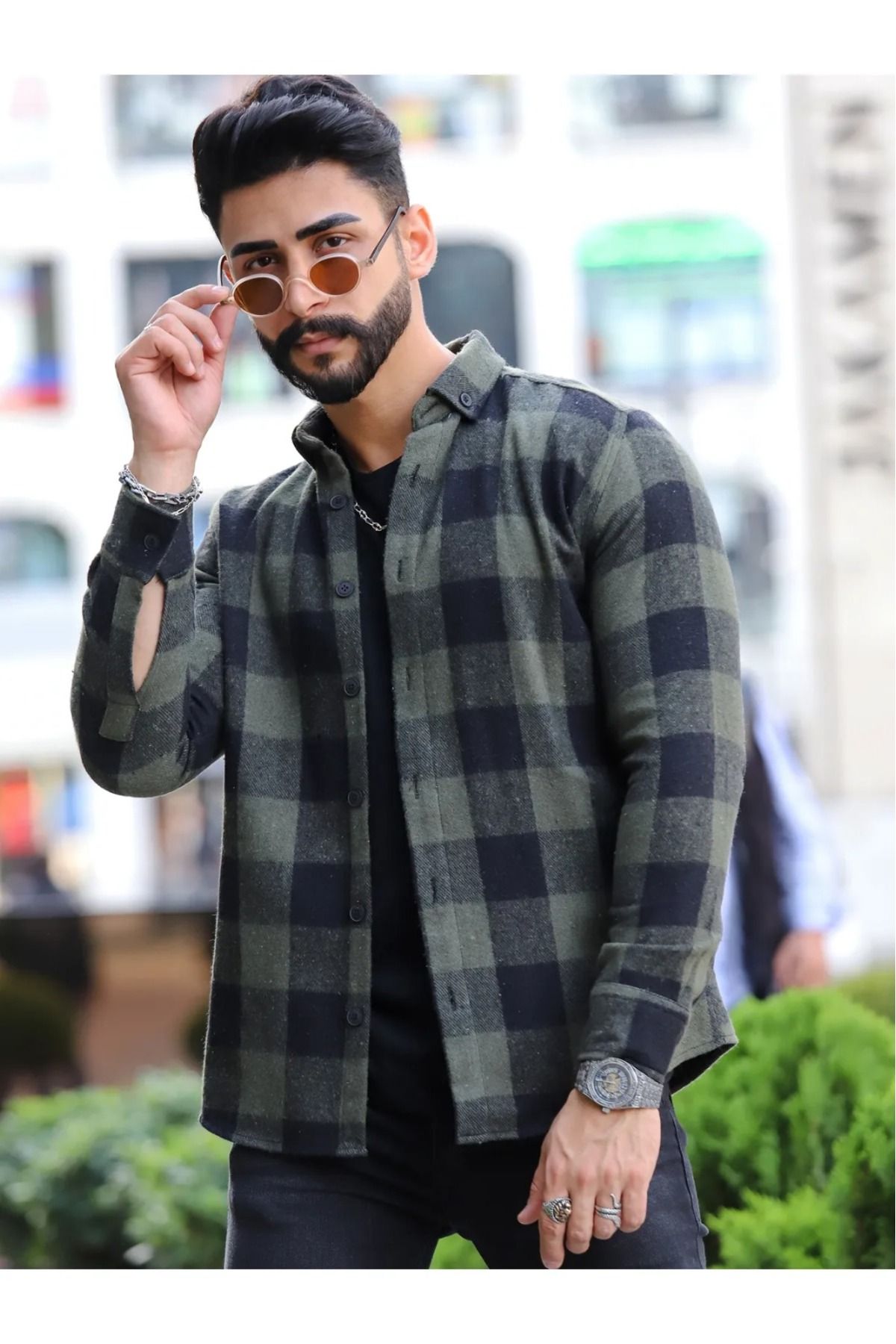 Heavy fleece online shirt