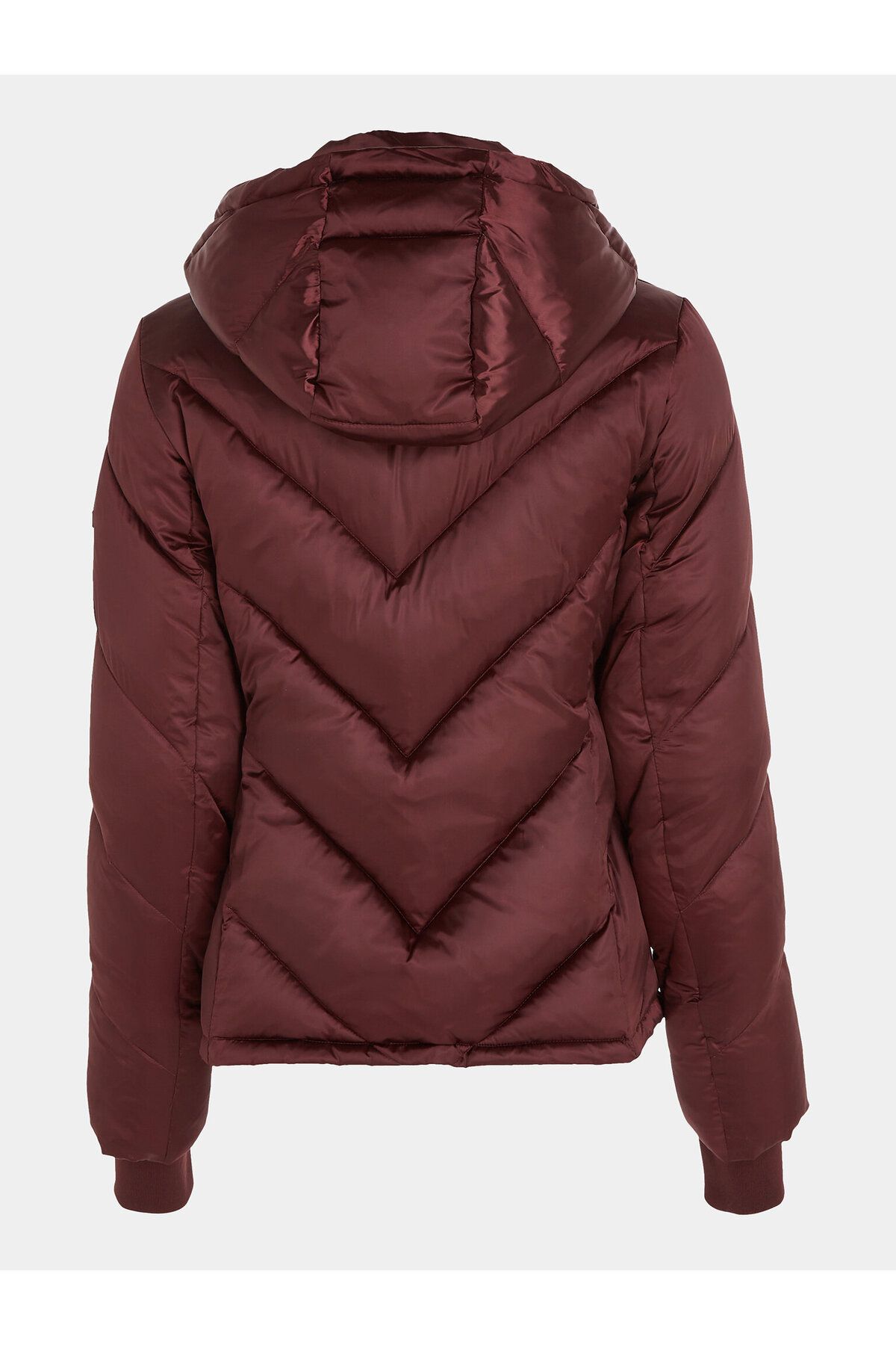 - Burgundy - Winter fit Klein Trendyol - Calvin Relaxed Jacket