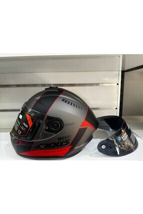 DRAKEN S MP4 C5 KIRMIZI MOTOSİKLET KASK Image 2