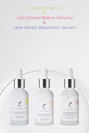Aydınlatıcı & Leke Karşıtı Beyazlatıcı & Göz Çevresi Cilt Bakım Seti Image 0