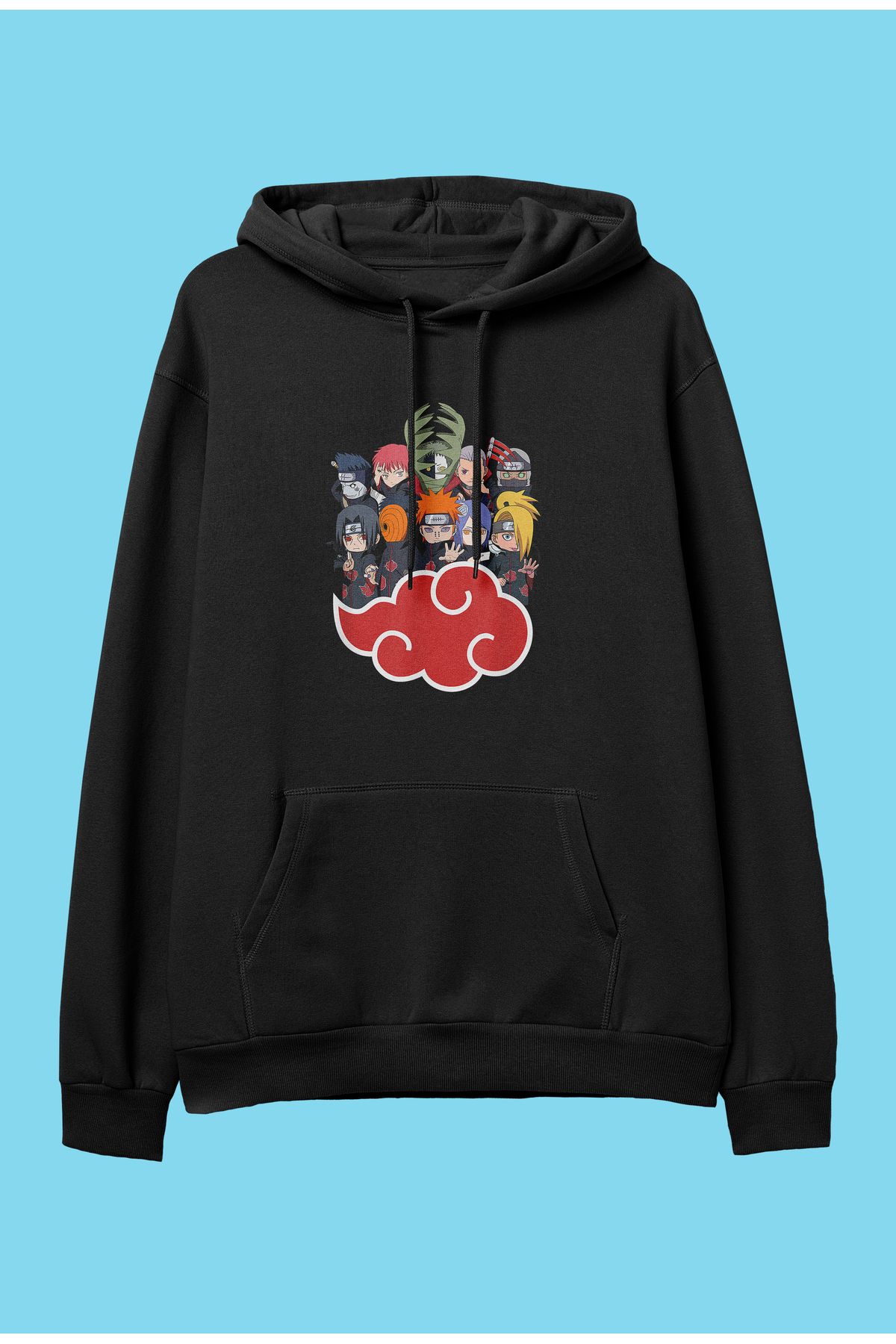 ZOKAWEAR Naruto minimalist Akatsuki anime characters printed