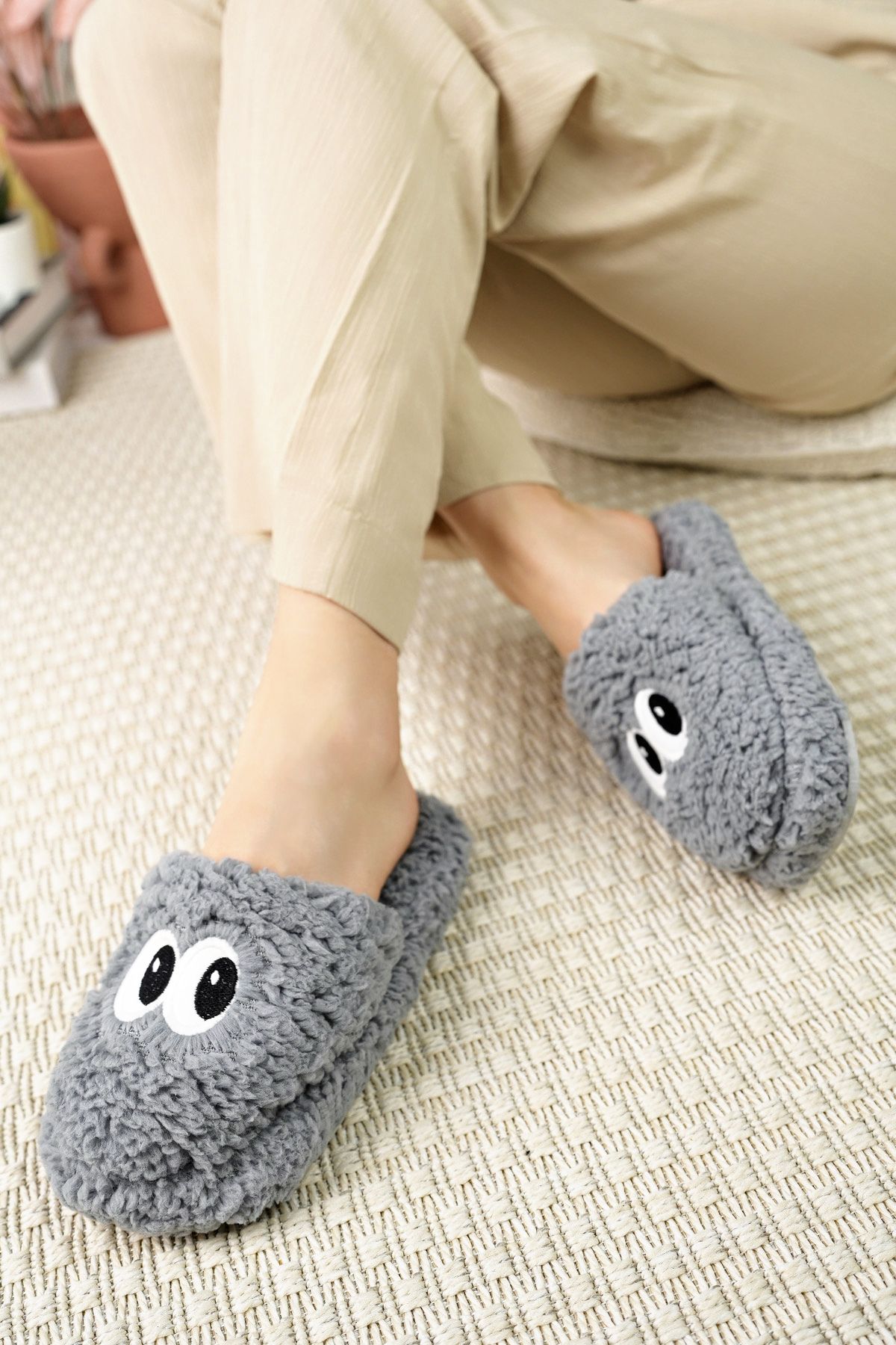 EDS Shoes Women s Daily Wearable Plush Fluffy House Boots House