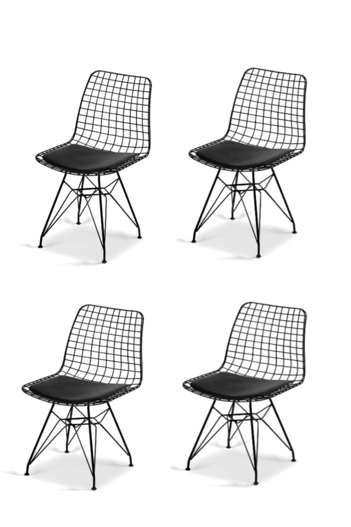 Black wire 2025 chair
