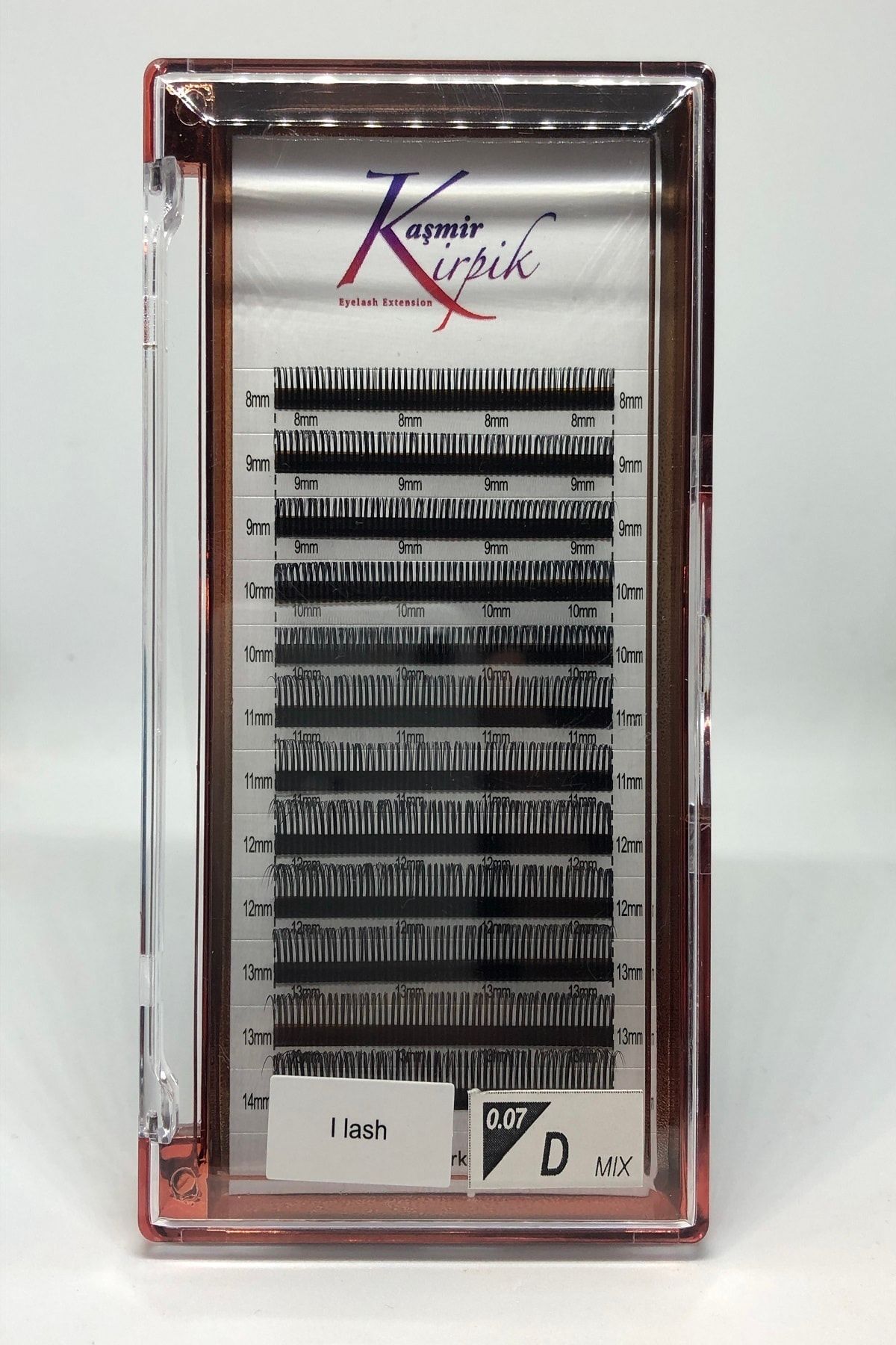 KAŞMİR KİRPİK I-lash 0.07 Mm Dkıvrım  Mix Kutu. Otomatik 5d Demet Kirpiği