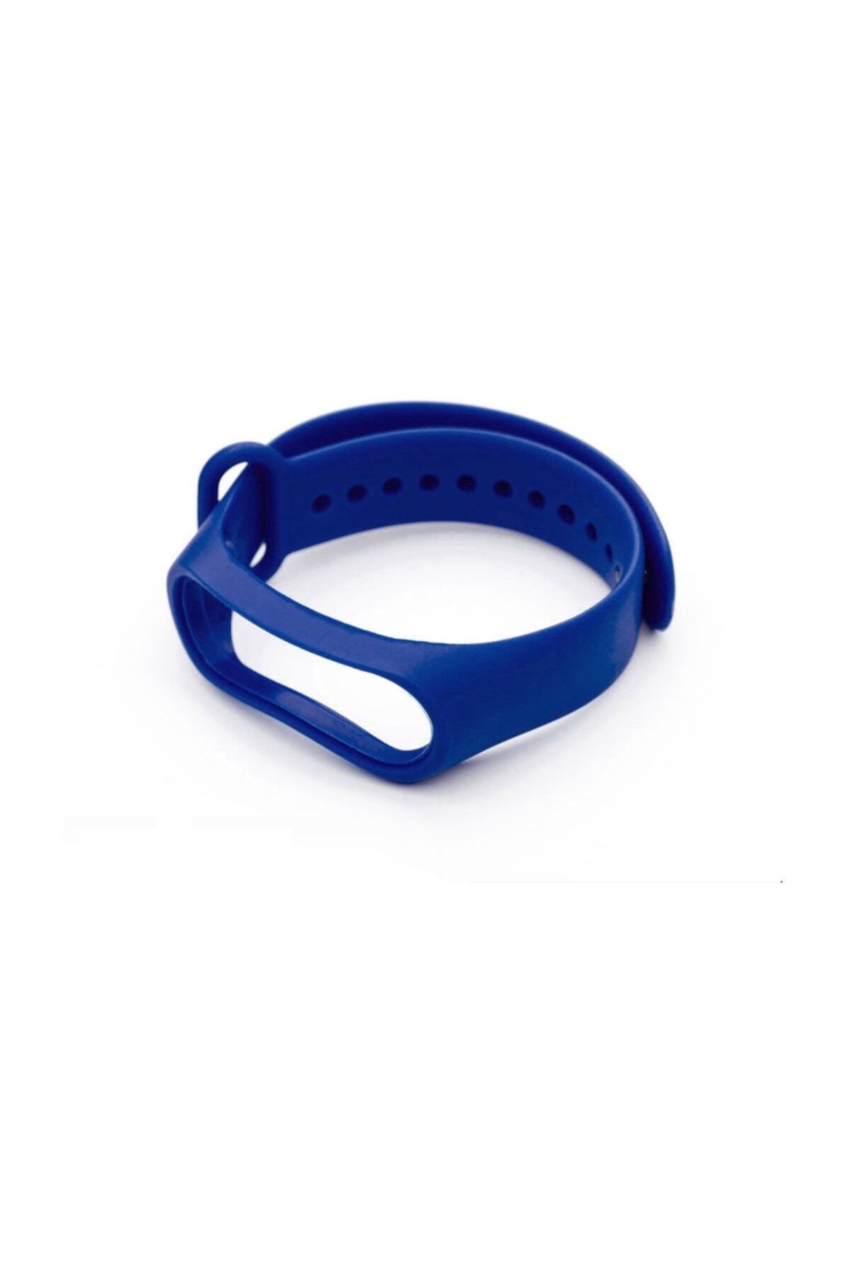 nomino Xiaomi Mi Band 3-4 Silikon Kordon Koyu Mavi