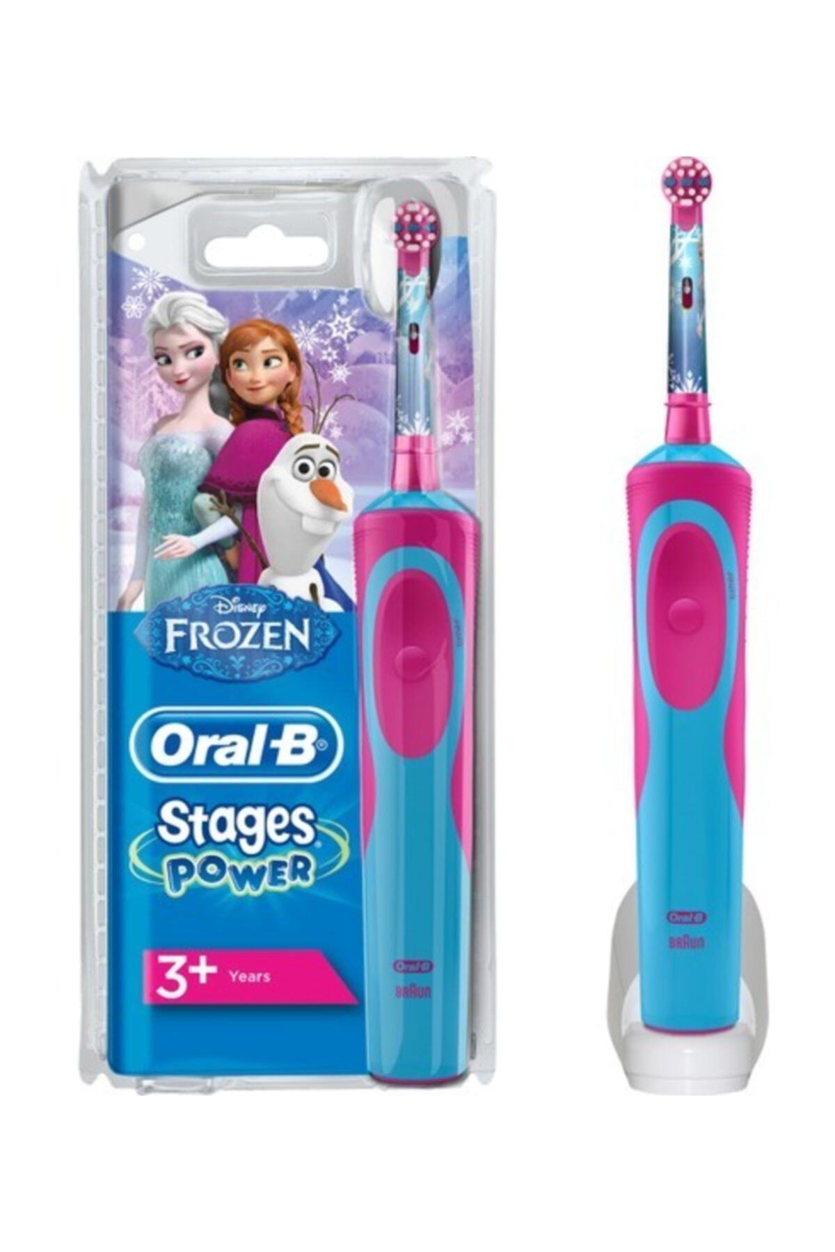 OralB Oral-b Frozen Çocuklar Için Şarj Edilebilir Diş Fırçası (3+ Yaş)