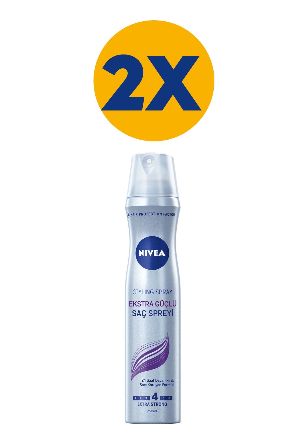 Nivea Saç Spreyi Extra Güçlü 250 ml x2