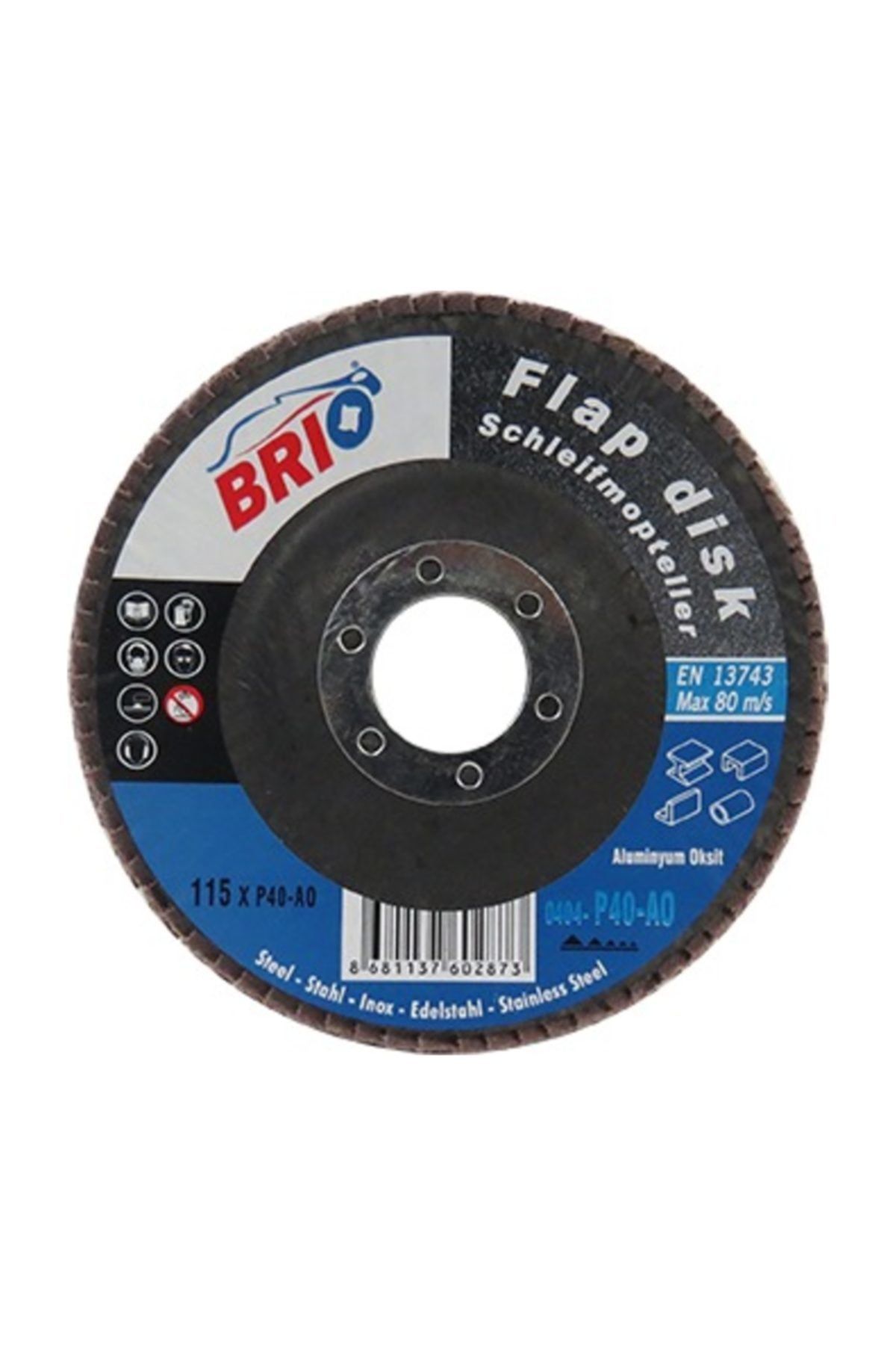 BRIO Flap Disk 115xp40 Ao