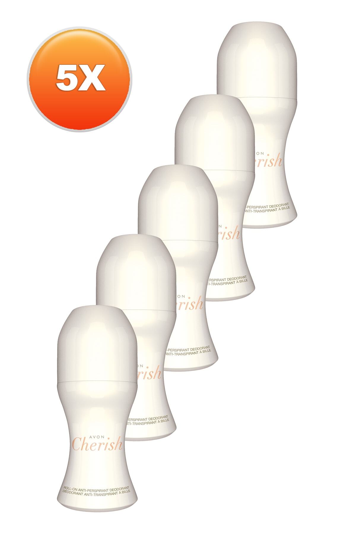 AVON Cherish Kadın Rollon 50 ml 5'li Set 5050000106030