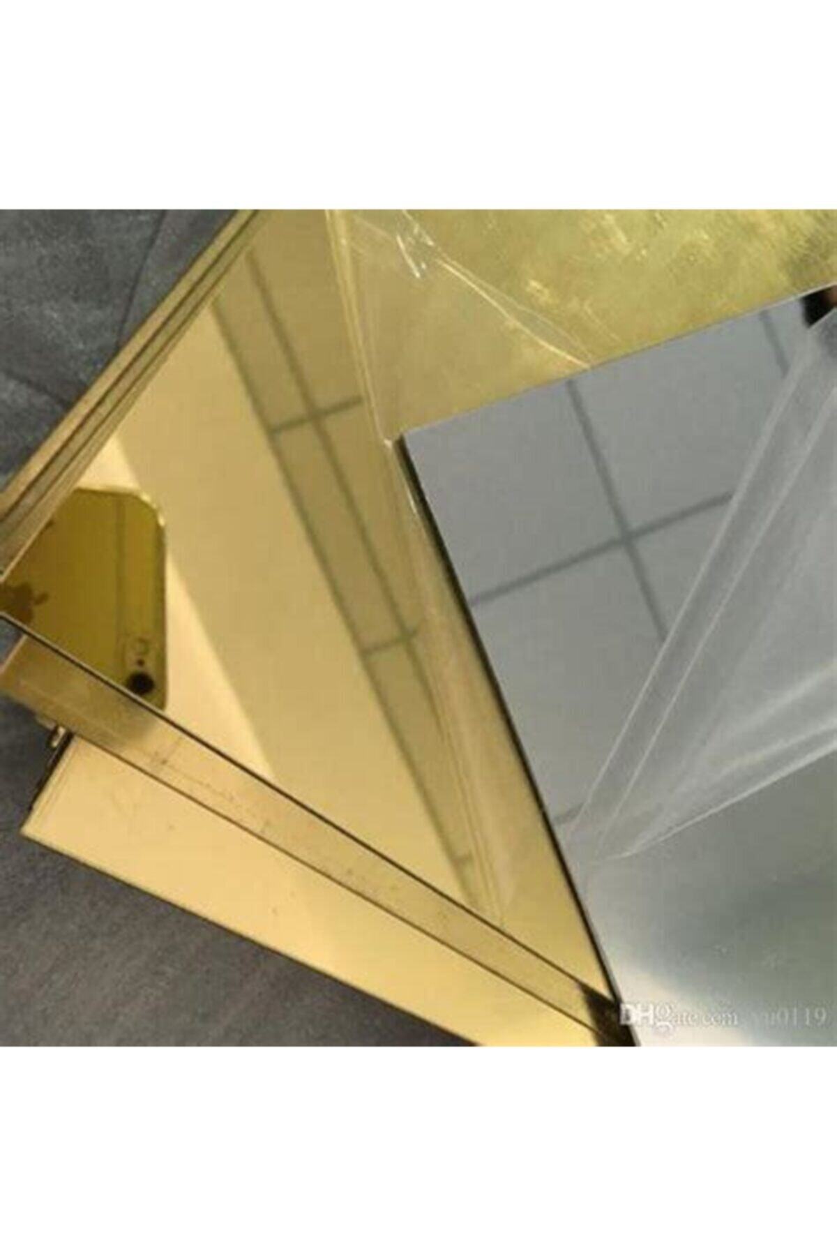 Ensarioğlu Yapışkanlı Ayna Altın Renk Ayna Pleksi 1mm 30x60cm