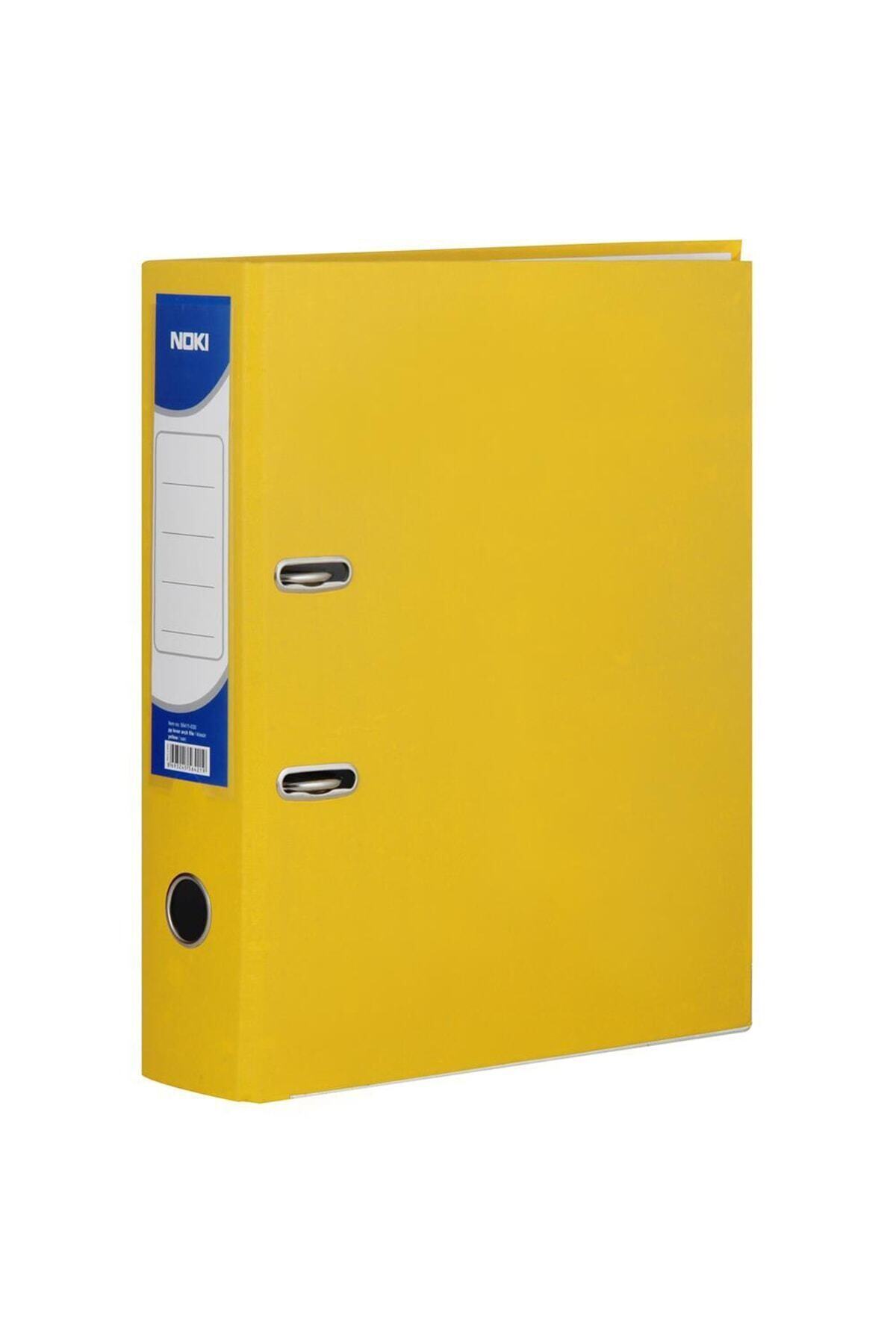 Noki Geniş Plastik Klasör Sarı 1 Adet