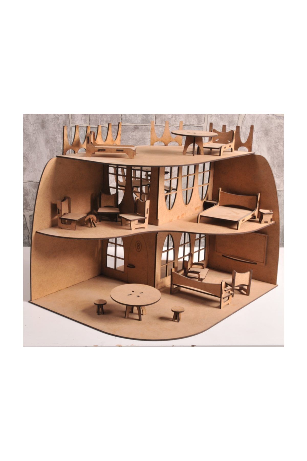 BuuWood Ahşap Bebek & Oyun Evi - 20