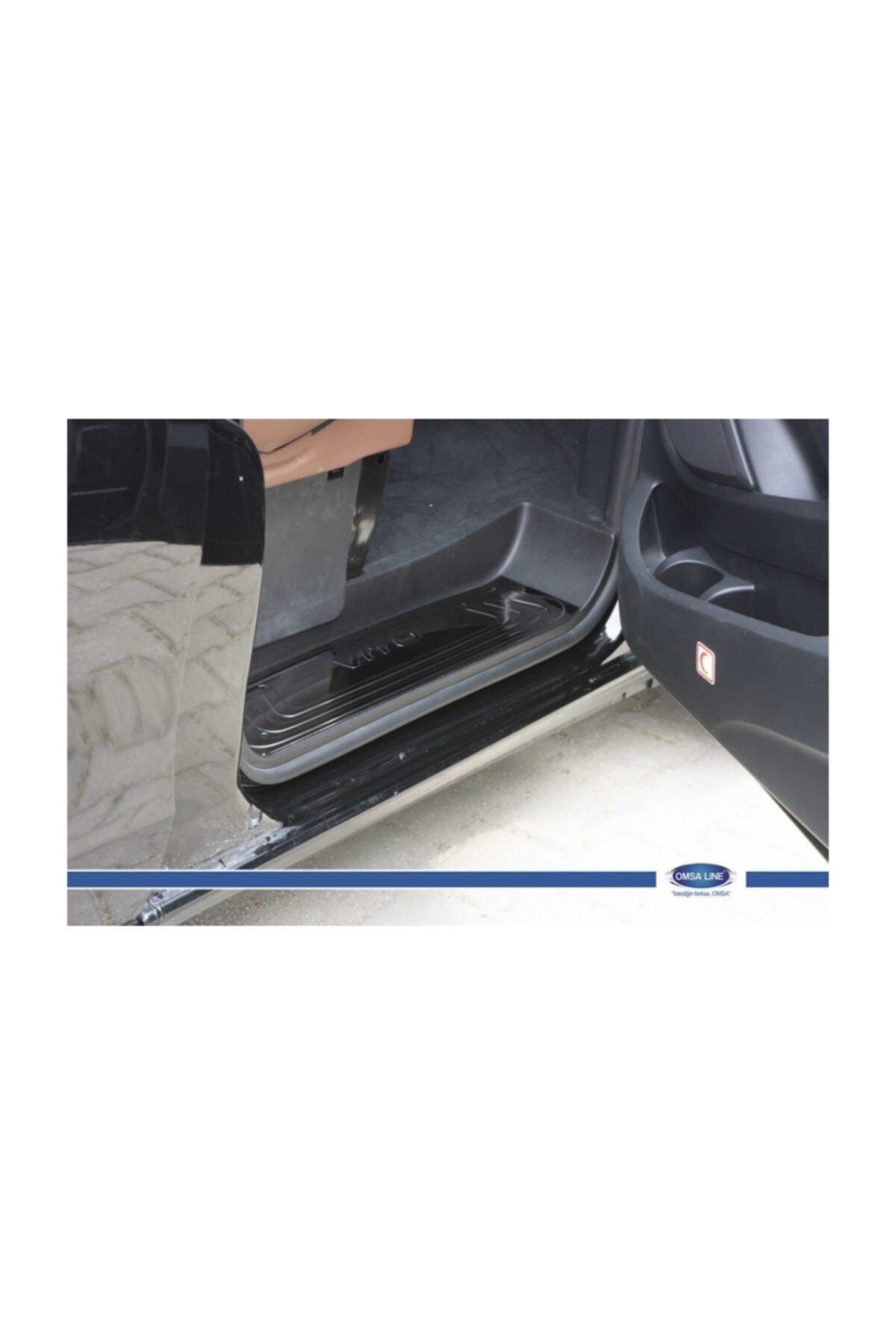 OmsaLine Mercedes Vito W447 Siyah Krom Kapı Eşiği 3 Prç.- Yzl 2014- Ve Sonrası Omsa Line