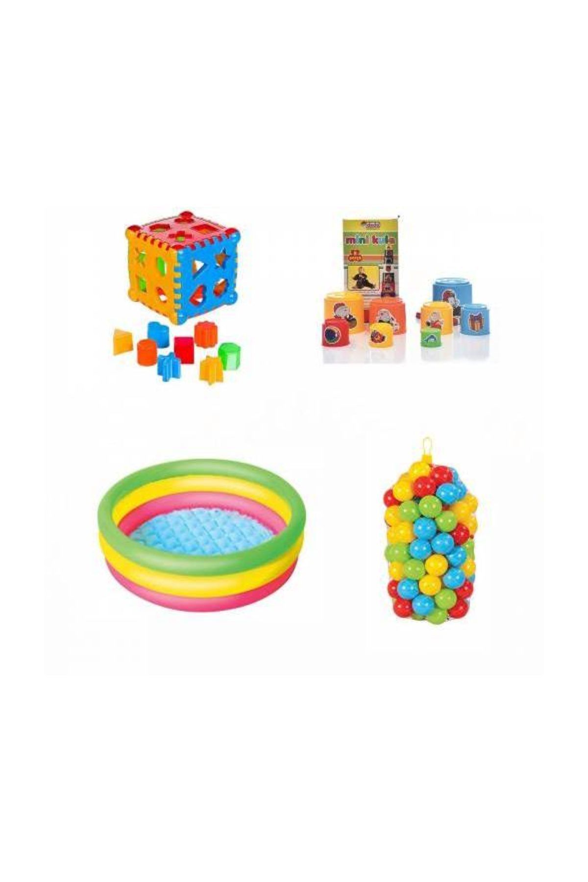 bigstoy egitici bebek oyuncaklari set havuz 100 adet top bultak mini kule fiyati yorumlari trendyol