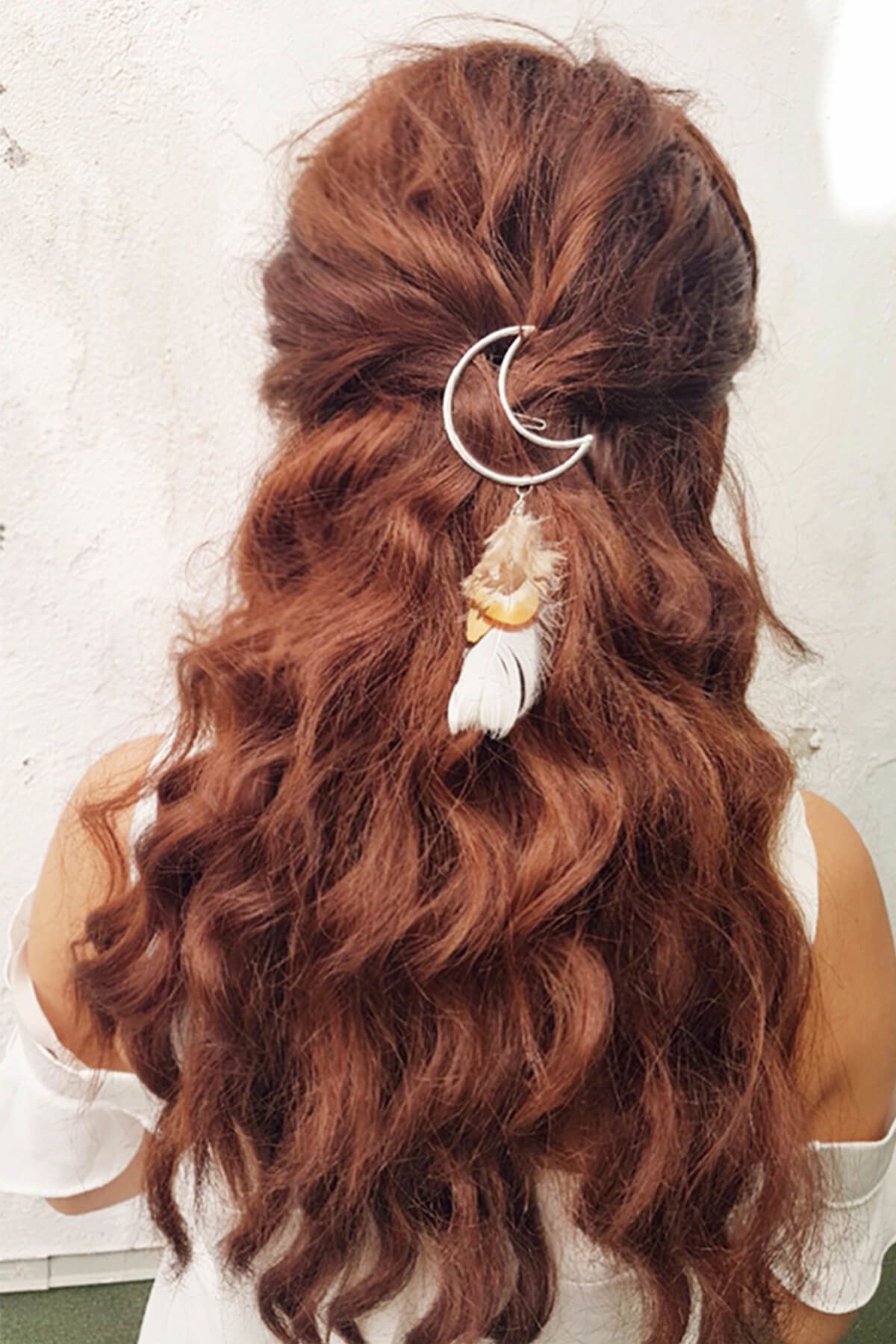 New Obsessions Kadın Boho Moon Klipsli Toka