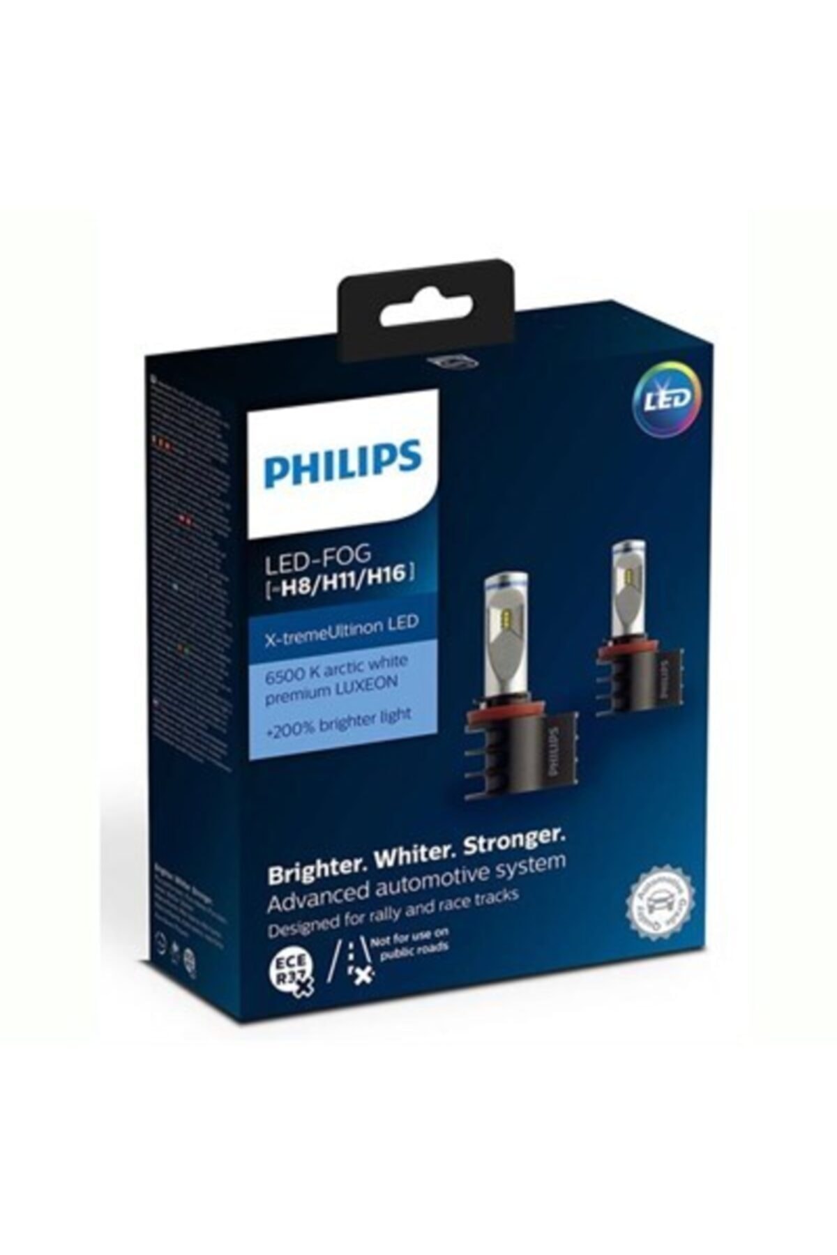 philips h8 h11 h16 x tremeultinon 200 daha parlak led ampul seti 6500k fiyati yorumlari trendyol