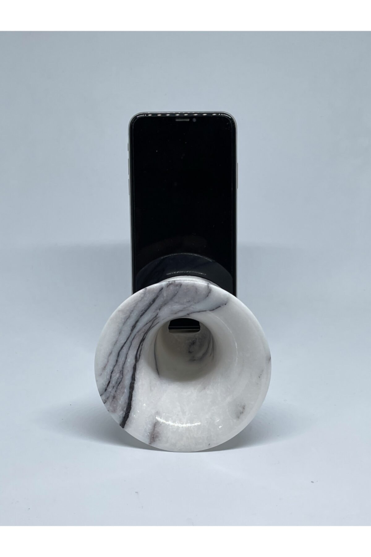 Tazzart Concept Tazzart Lilac Mermer Telefon Tutucu Gramafon