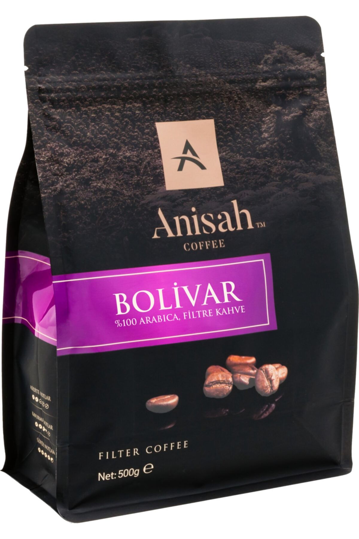 Anisah Coffee Bolivar Öğütülmüş Filtre Kahve 500 gr